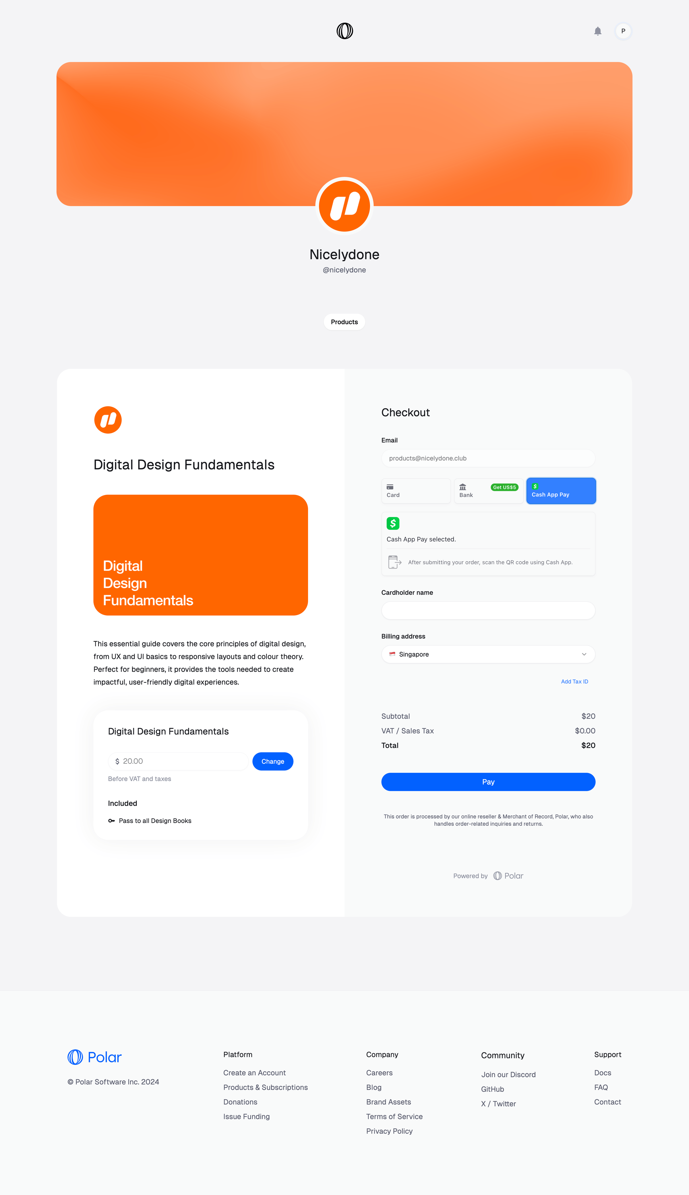 Polar - Digital Design Fundamentals by Nicelydone | Polar screen