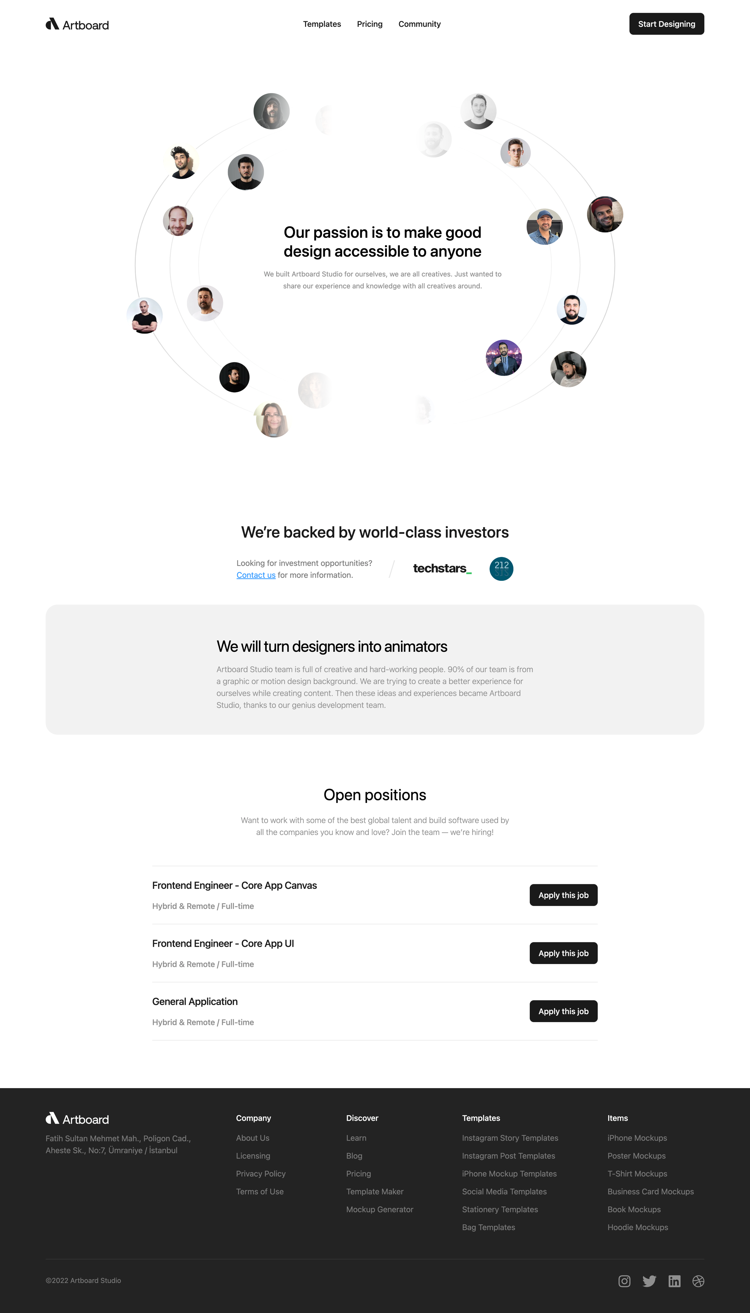 Artboard Studio - About us - Artboard Studio screen