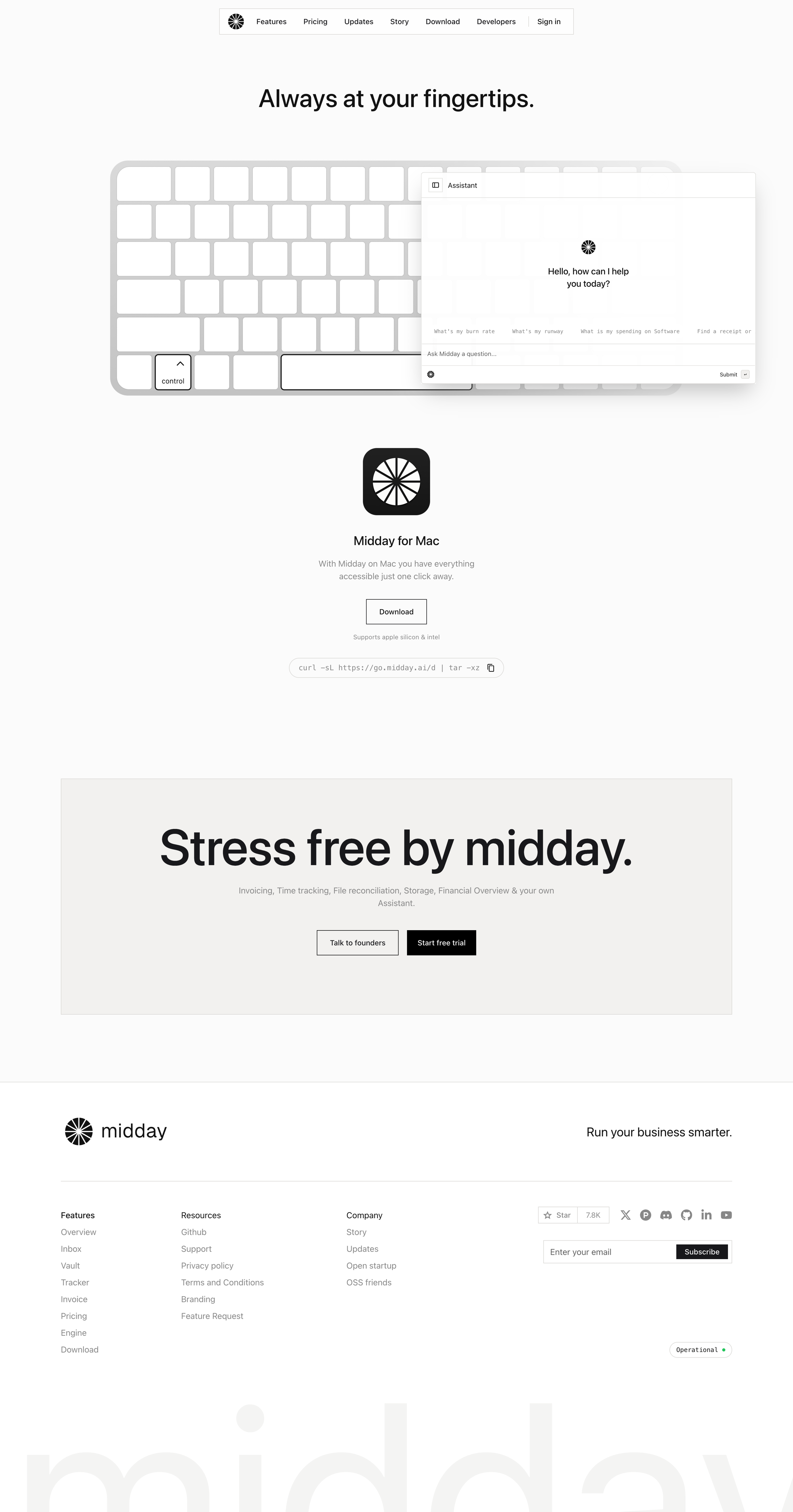 Midday - Download | Midday screen
