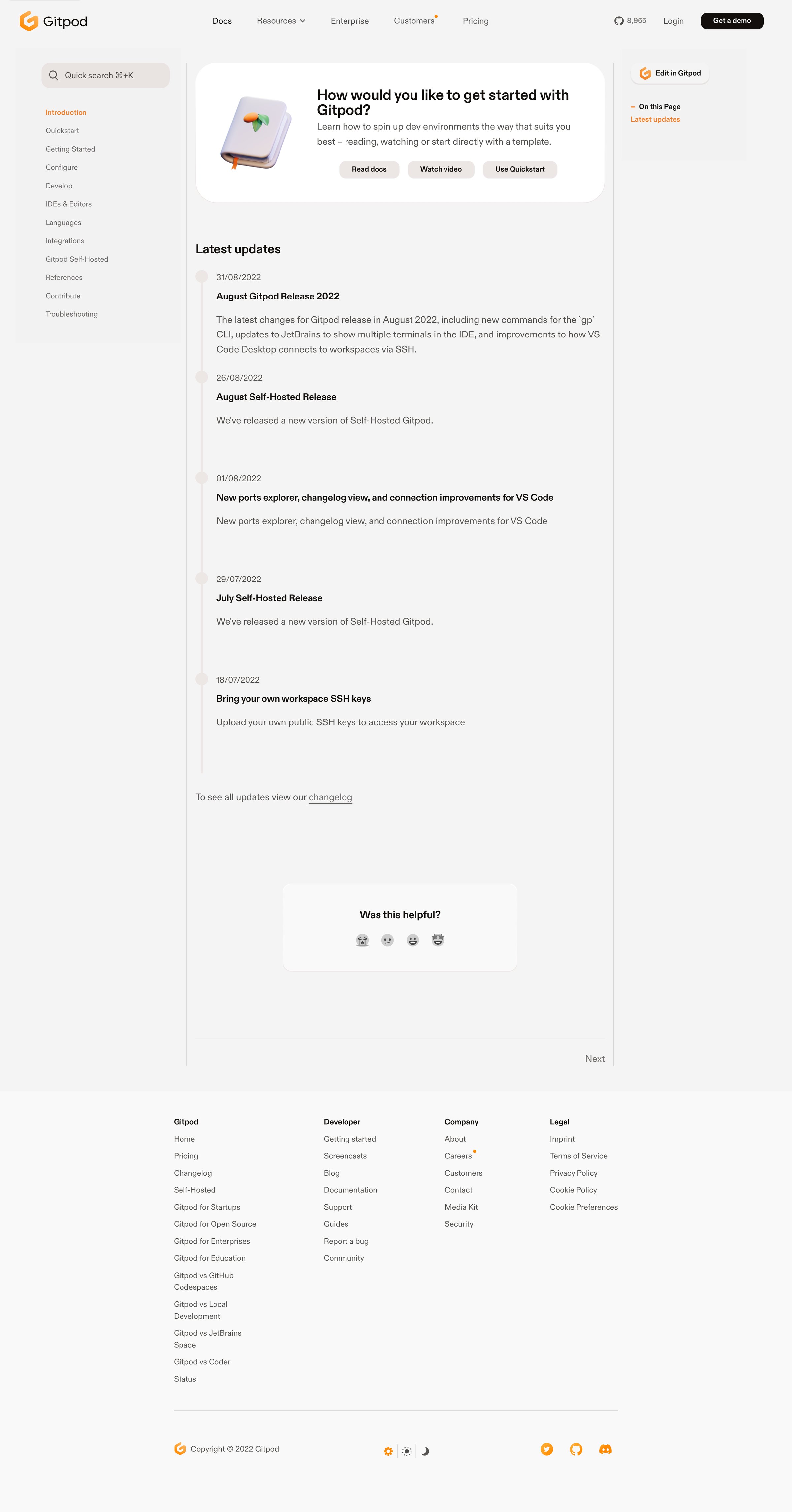 Gitpod Documentation - Educate, Configure, Develop from Gitpod