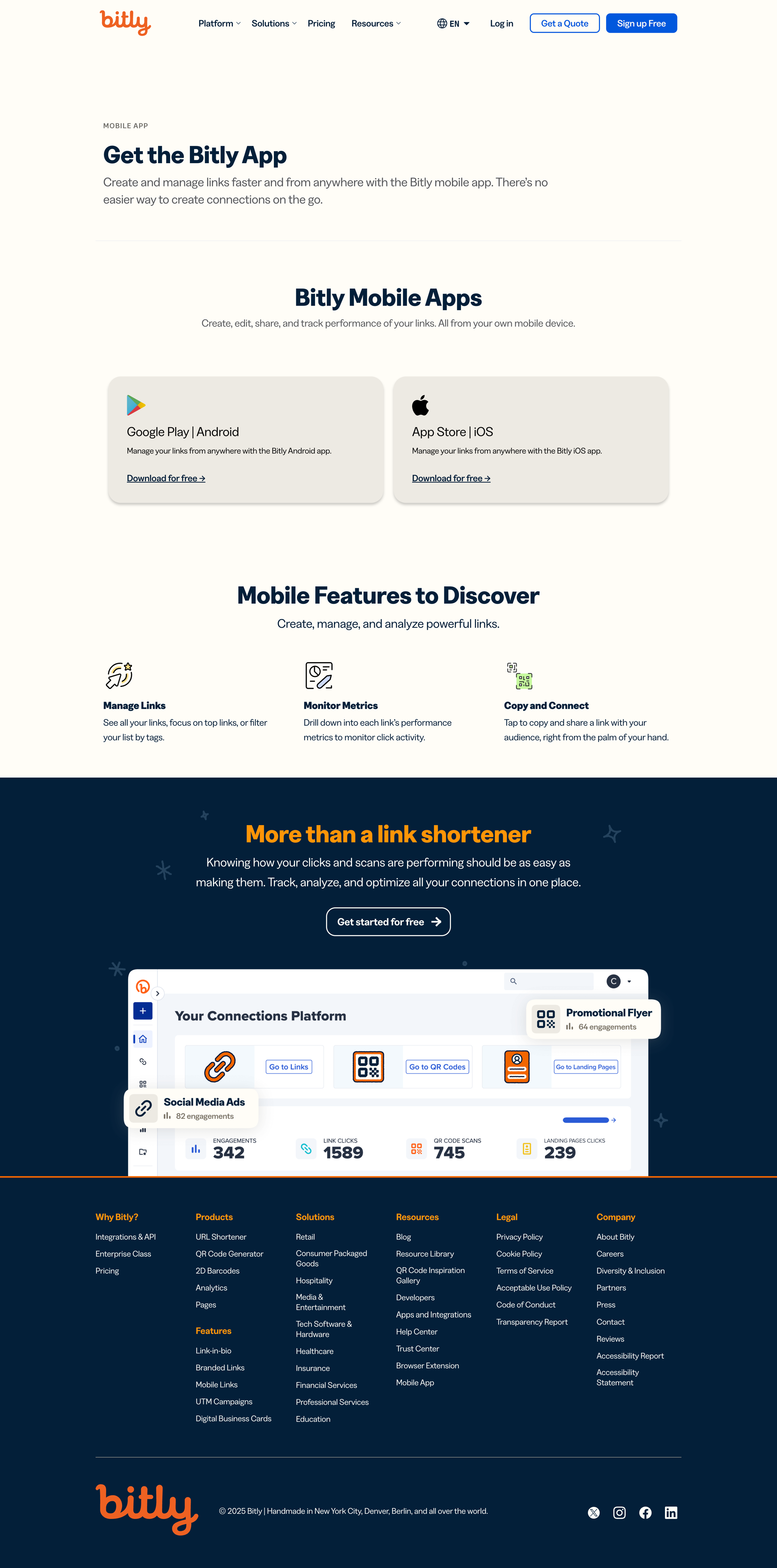 Bitly - Bitly Mobile App | Bitly screen