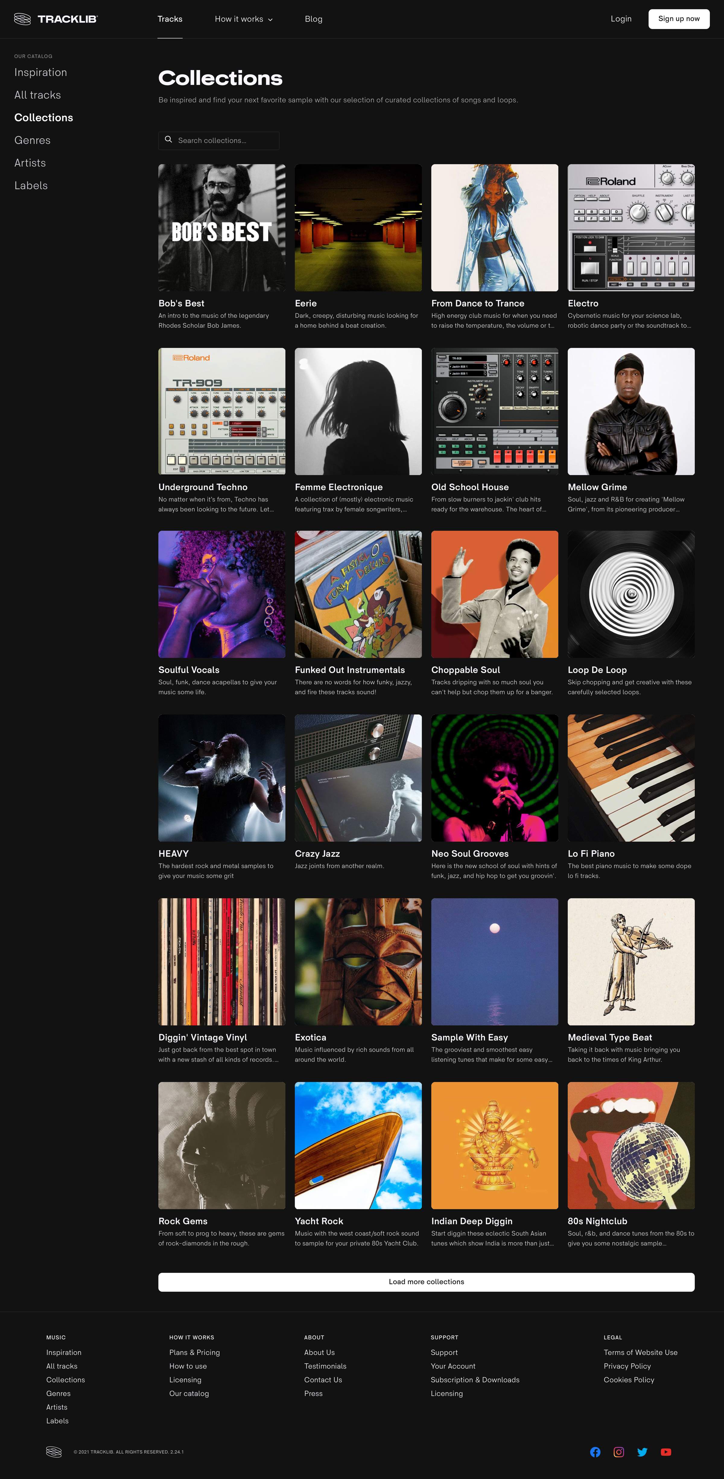 Tracklib - Collections | Tracklib screen