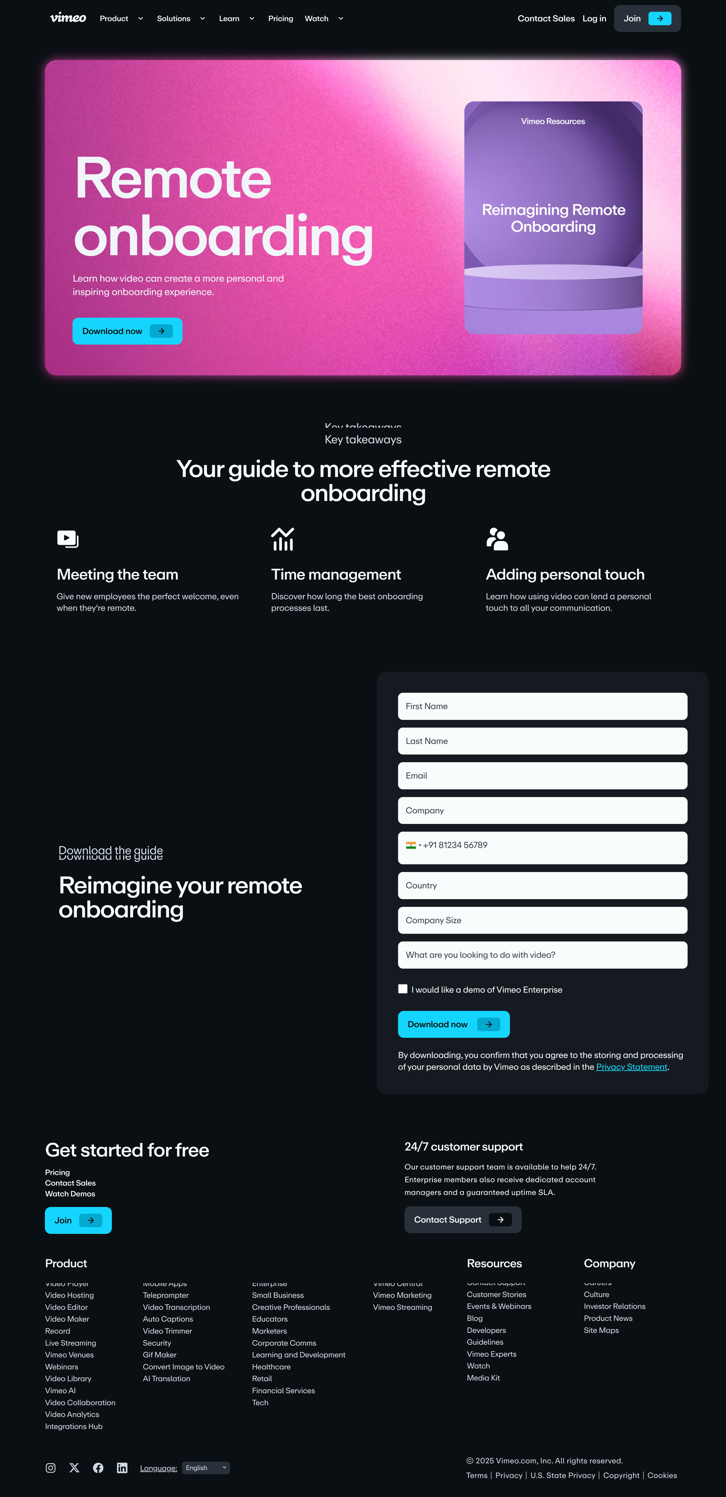 Remote Employee Onboarding Video Guide | Vimeo Enterprise from Vimeo