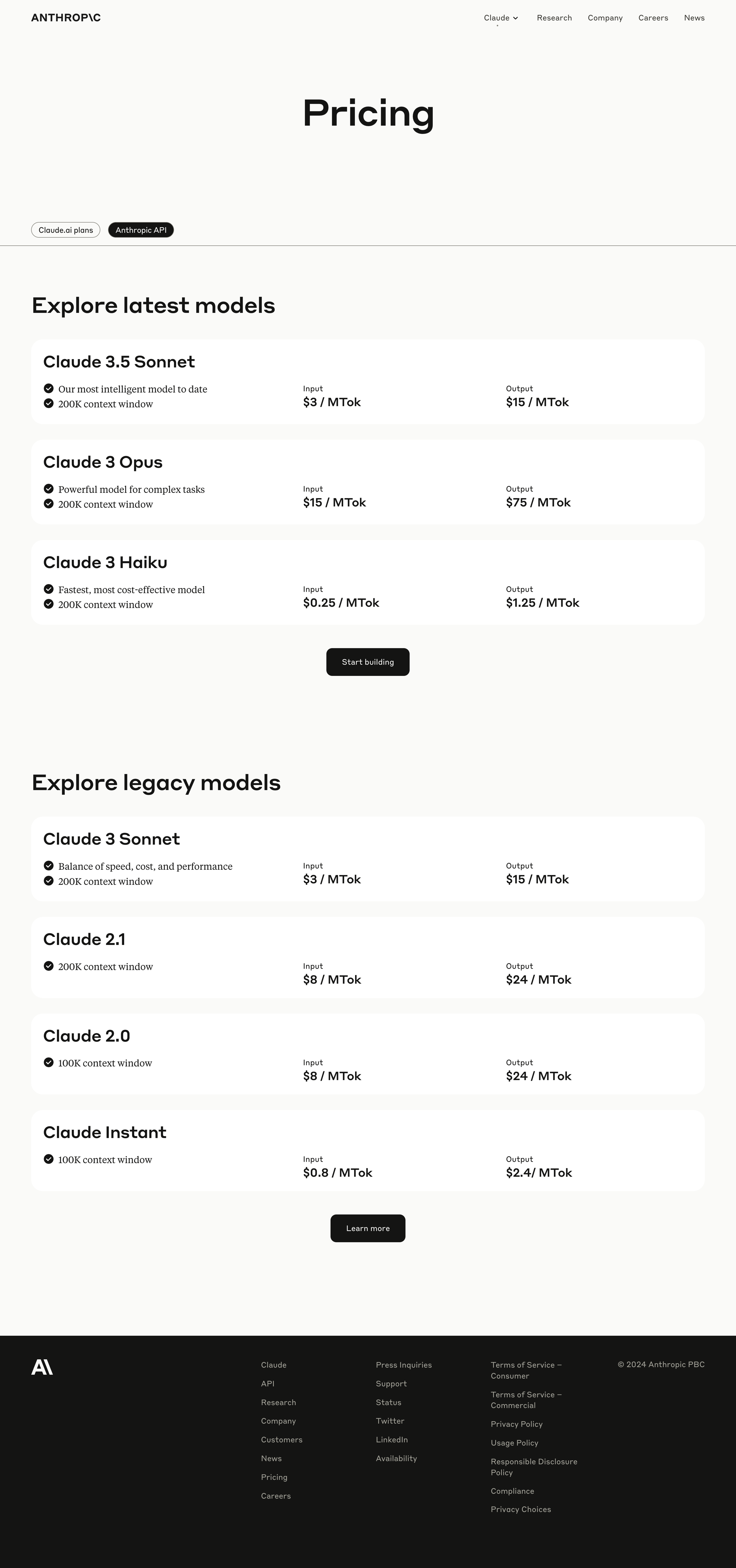 Anthropic - Pricing | Anthropic screen
