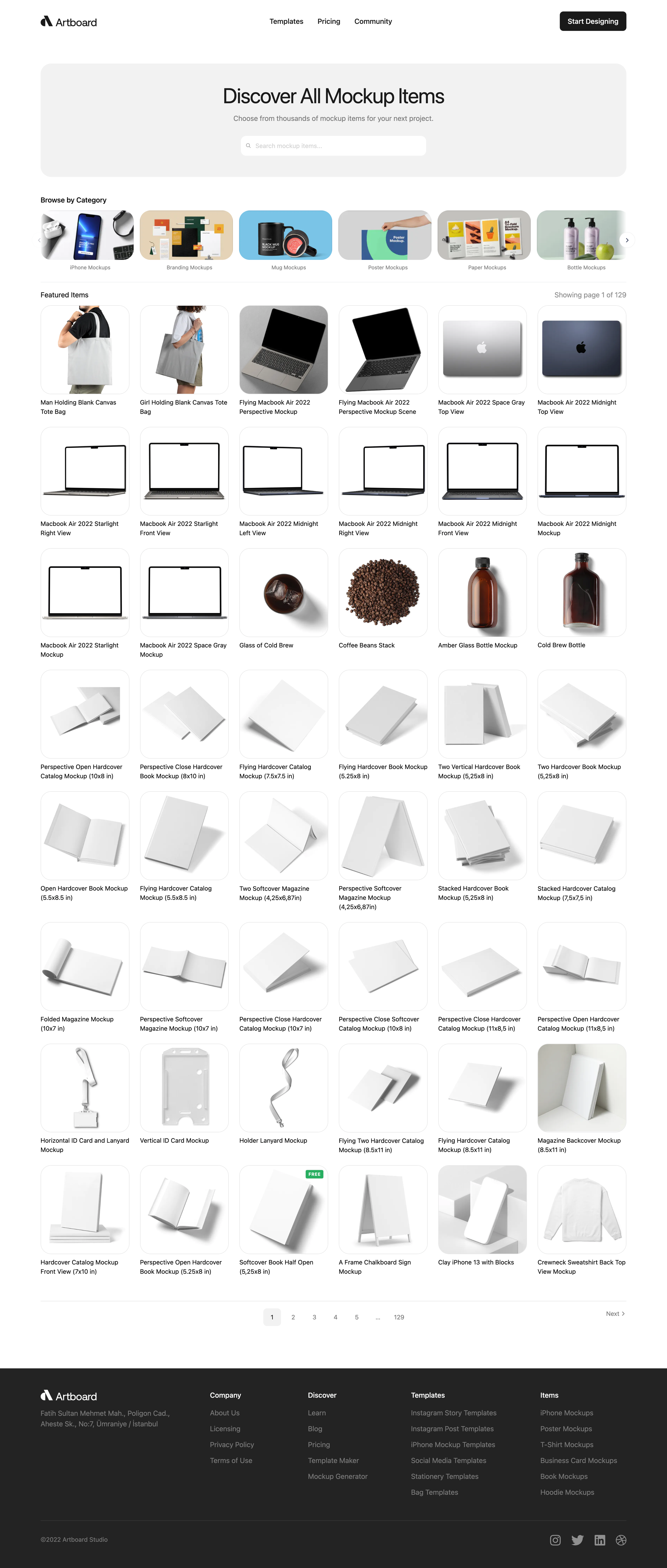 Artboard Studio - Mockup Items - Artboard Studio screen