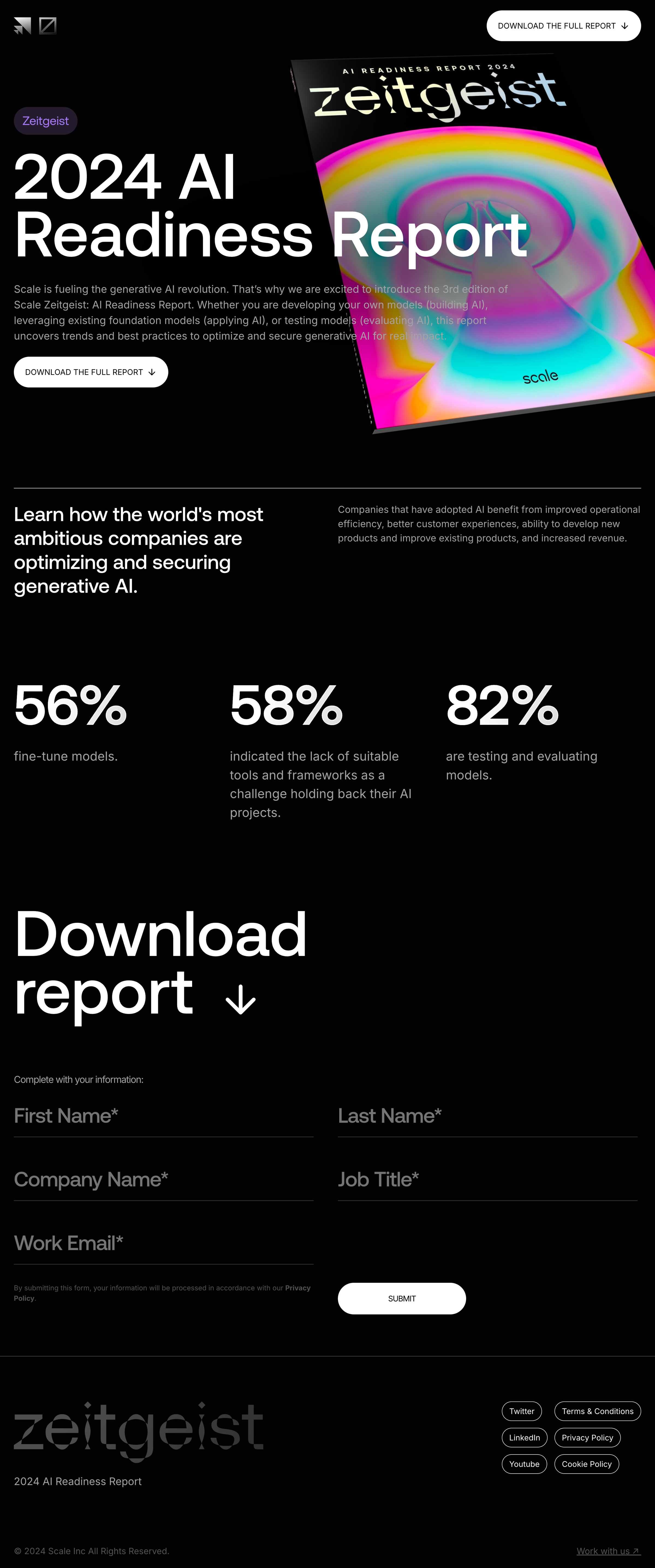 Scale AI Zeitgeist 2024 AI Readiness Report from Scale