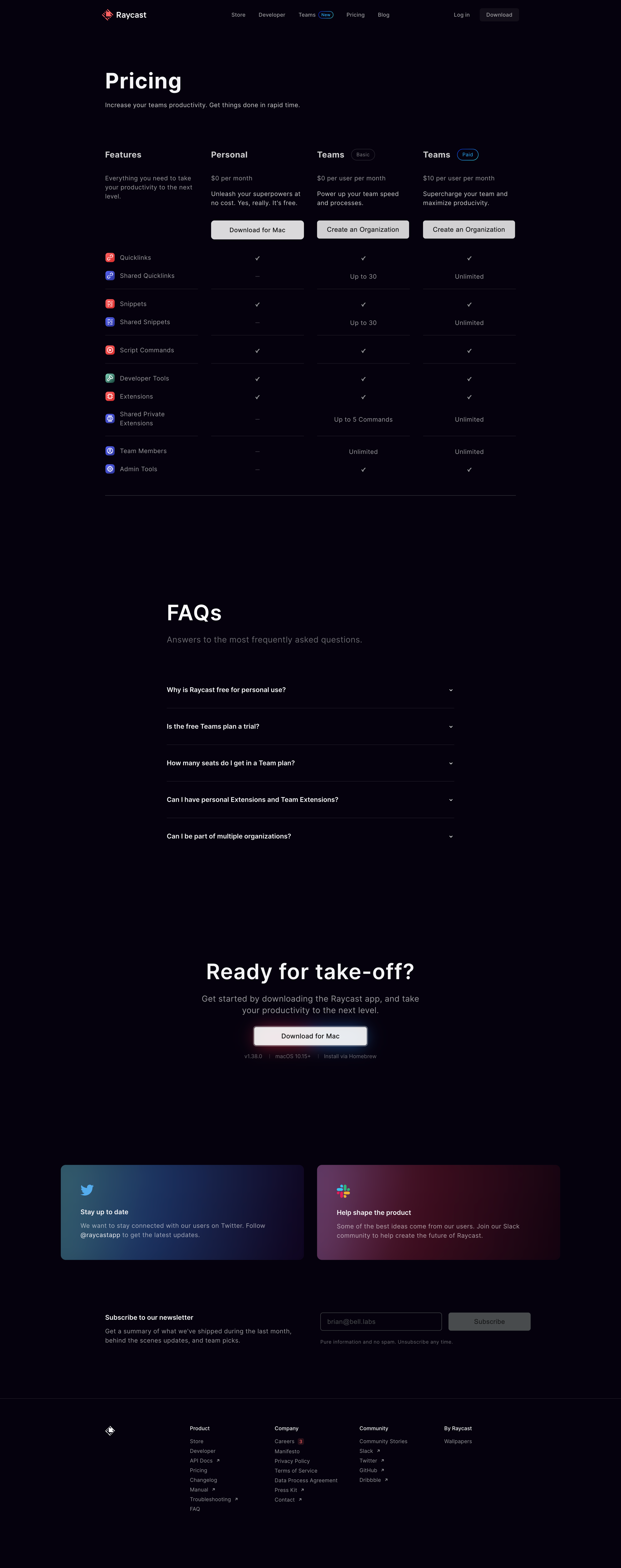 Raycast from Raycast