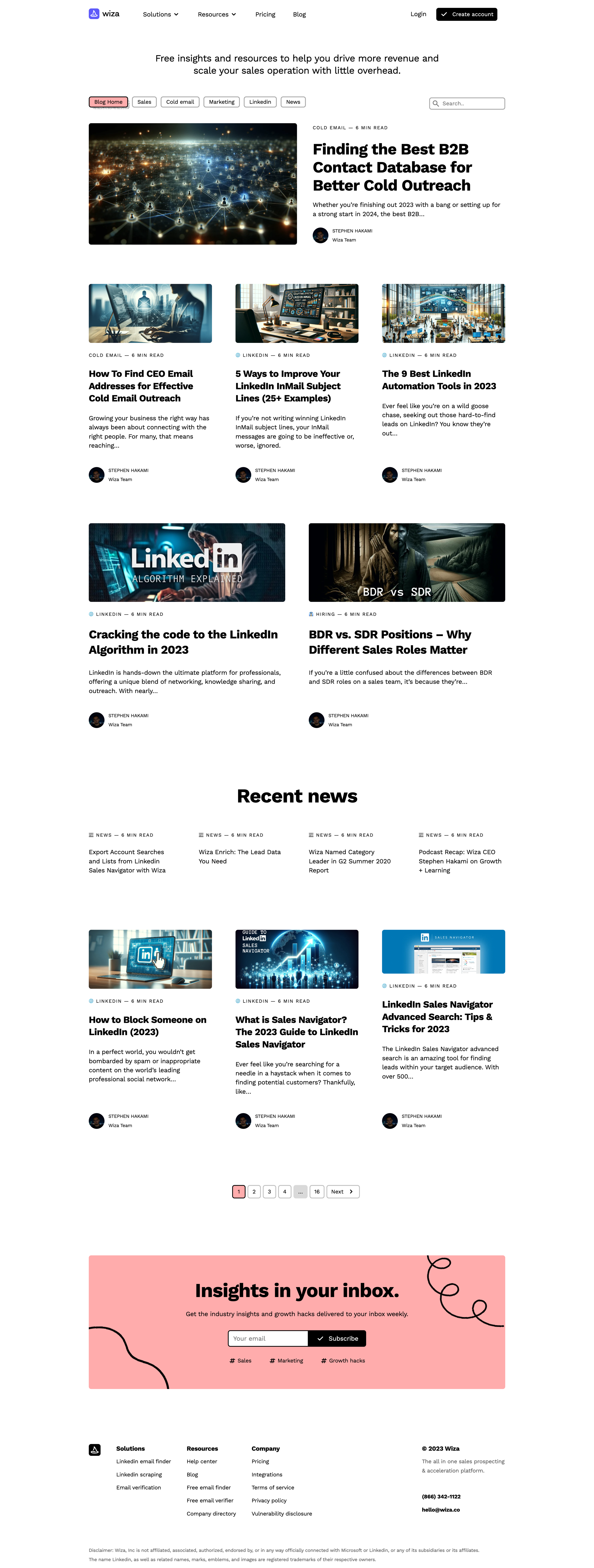 Wiza - Wiza Blog - Tips and ideas to help you drive more revenue. screen