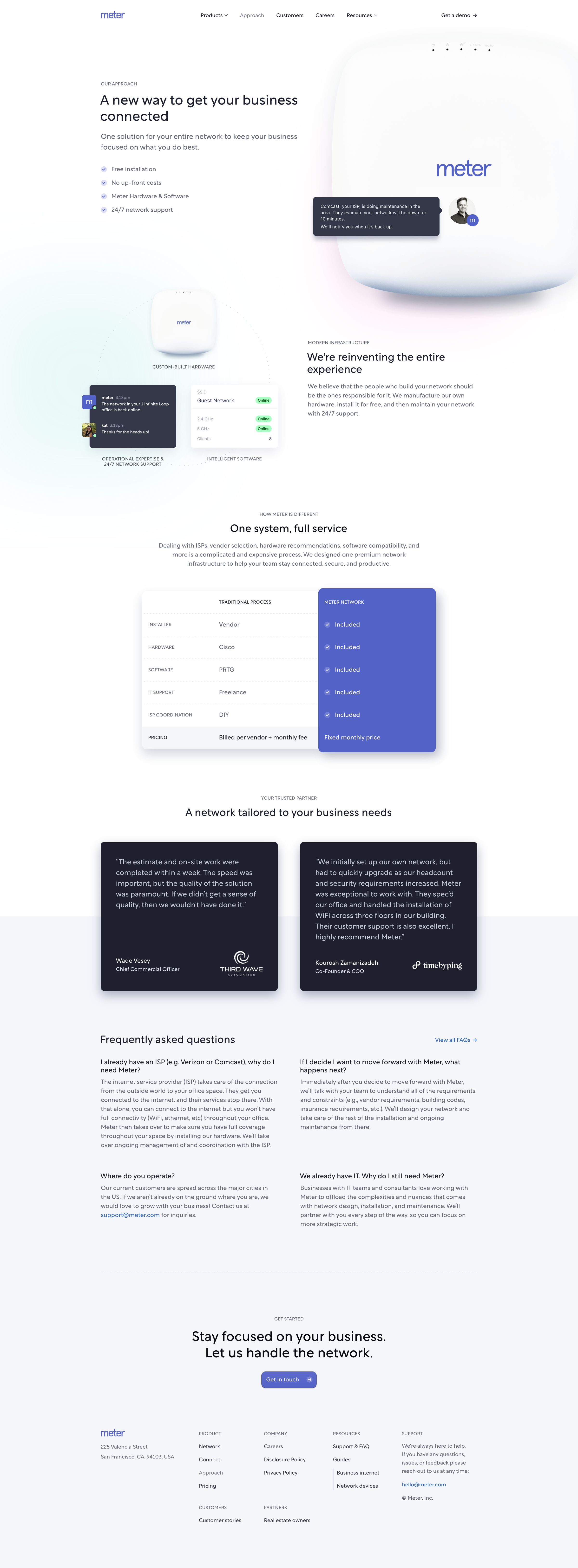 Meter - How Meter is different | Meter Approach screen