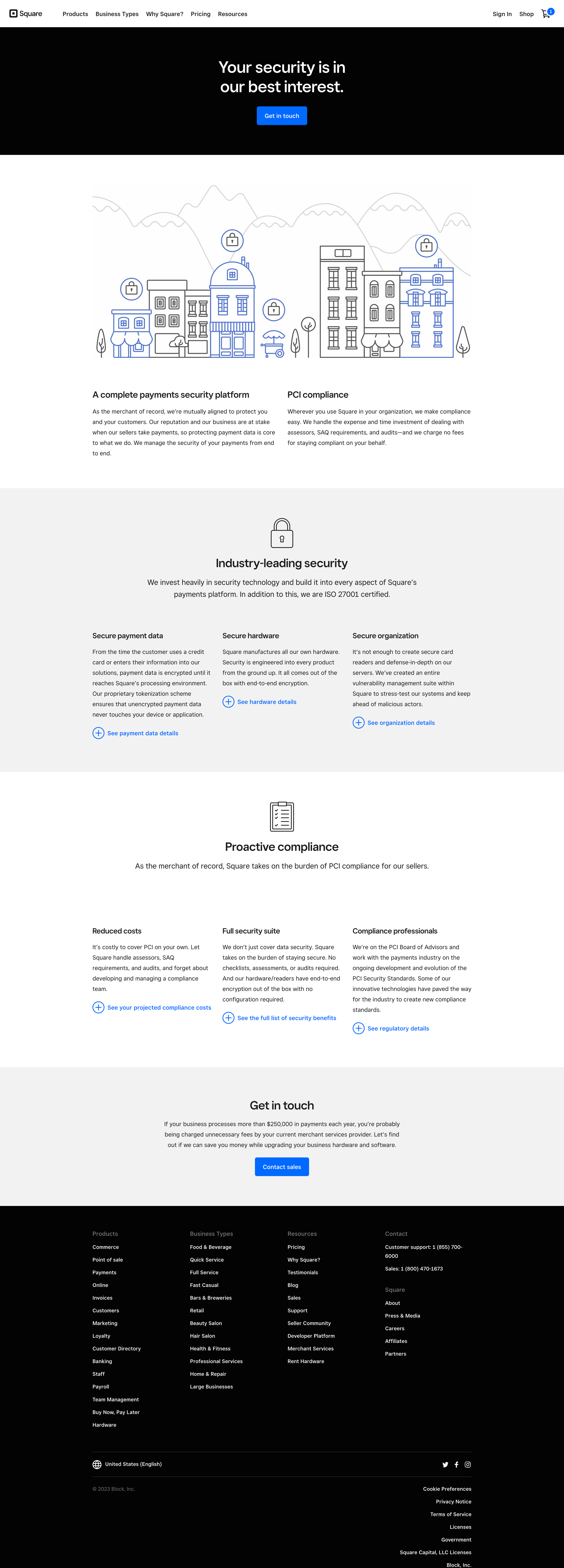 Square - Square Security - Engineered to protect both you and your custome screen