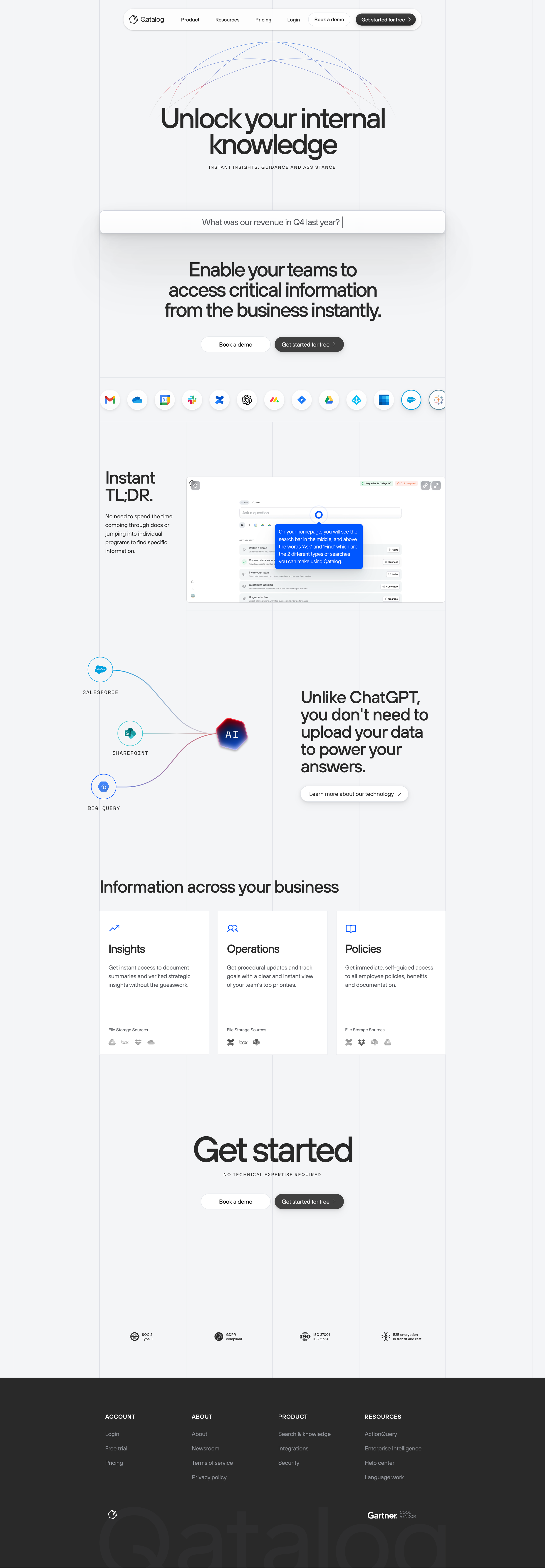 Qatalog - Qatalog | Comprehensive Overview of AI Knowledge Management screen