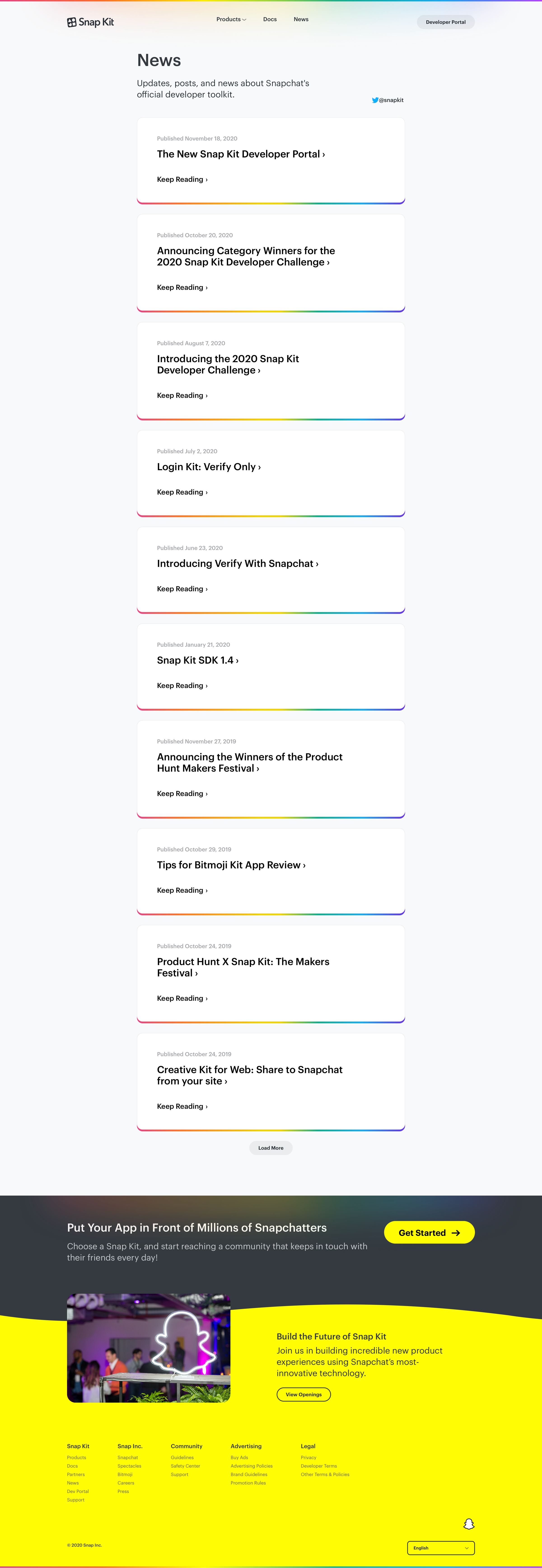 Snap Kit News from Snap Kit