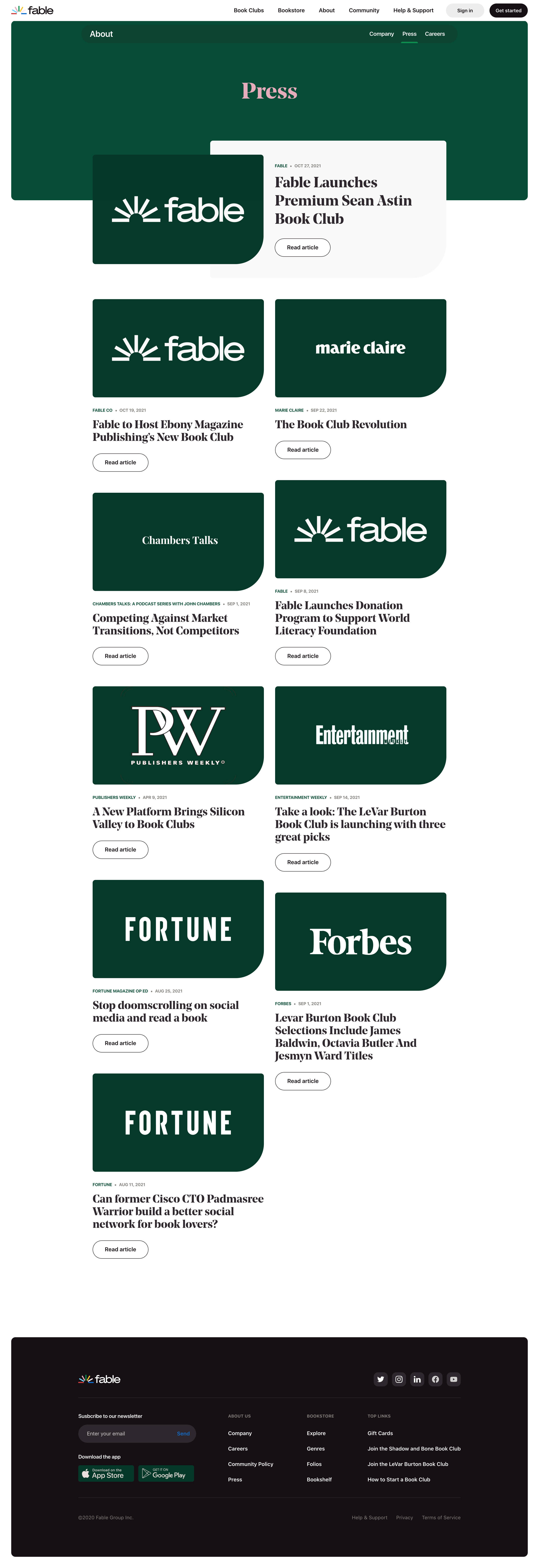 Fable - Press - Fable | Stories for everyone screen