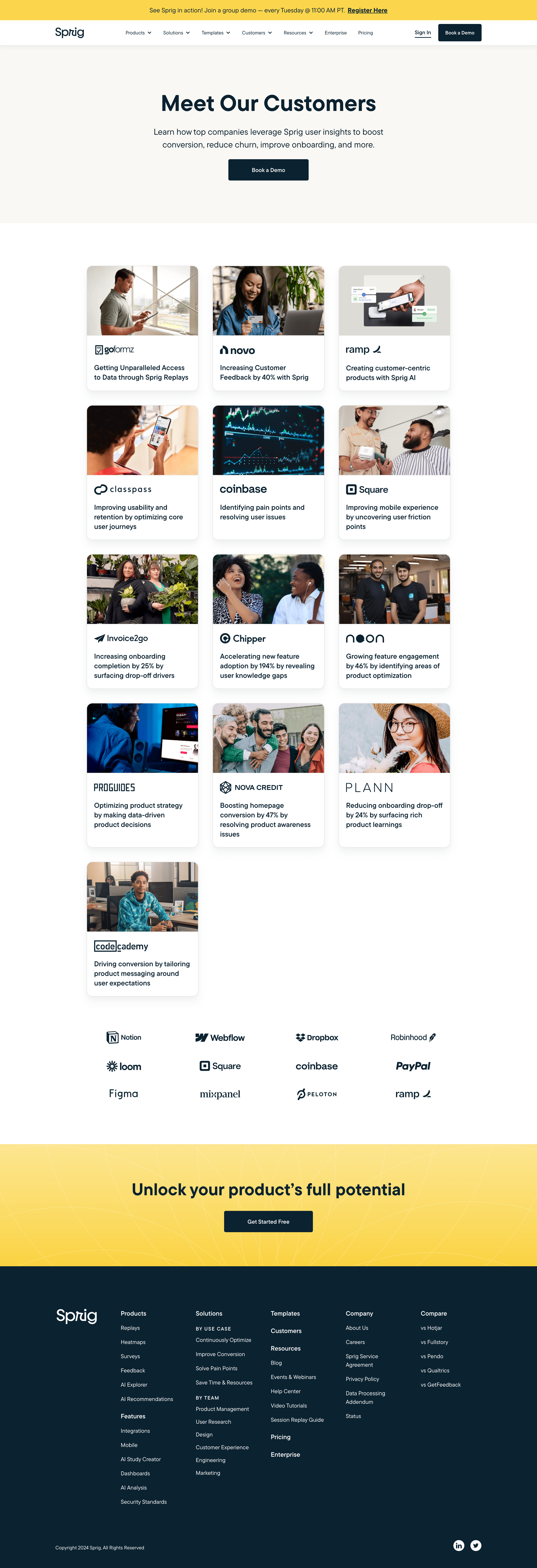 Sprig - Sprig Customer Stories | Sprig screen