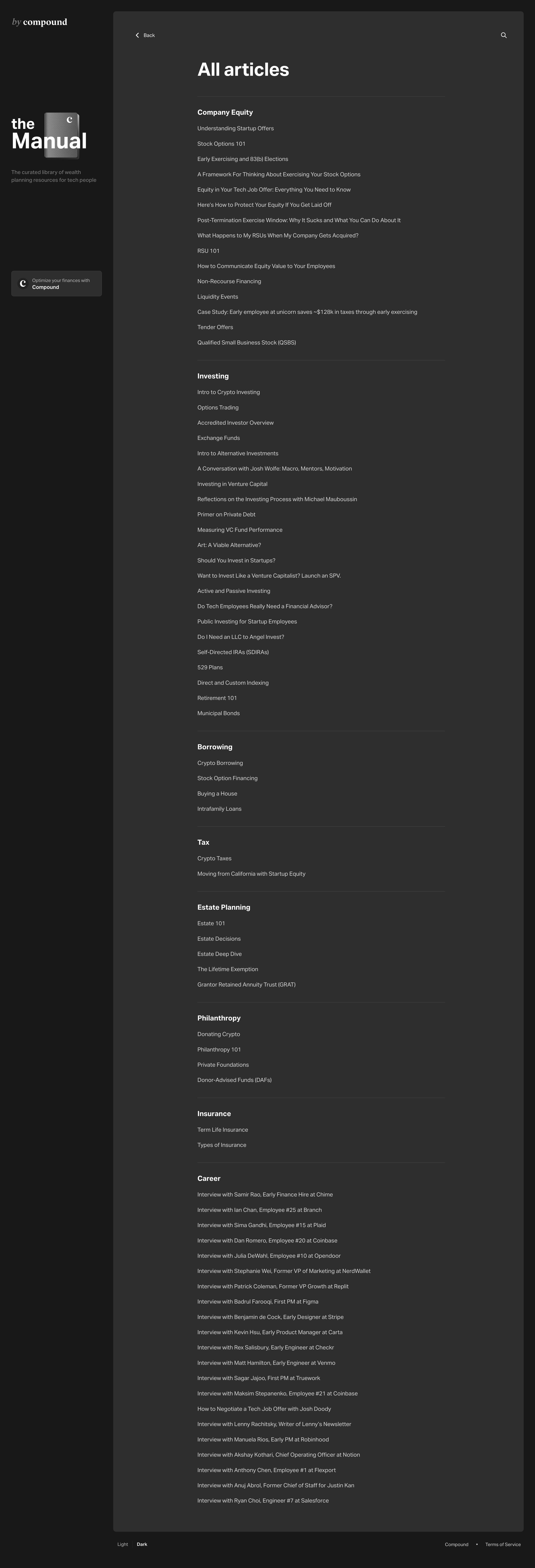 Compound - All screen