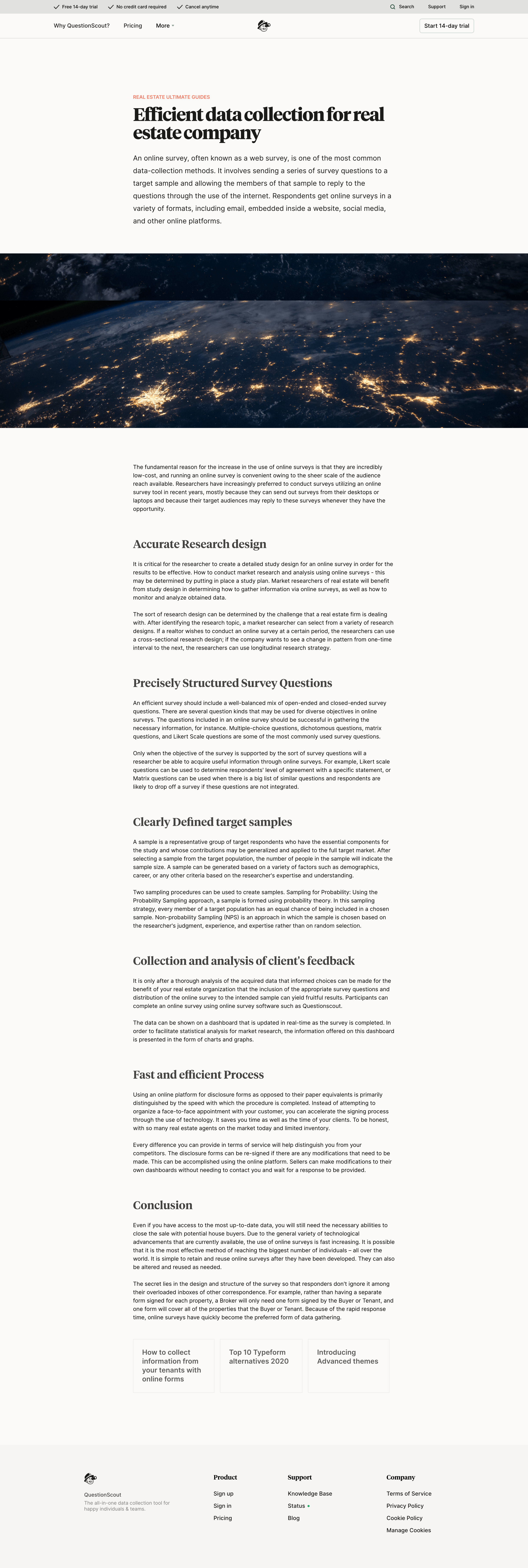 QuestionScout - Efficient data collection for real estate company | QuestionScout screen