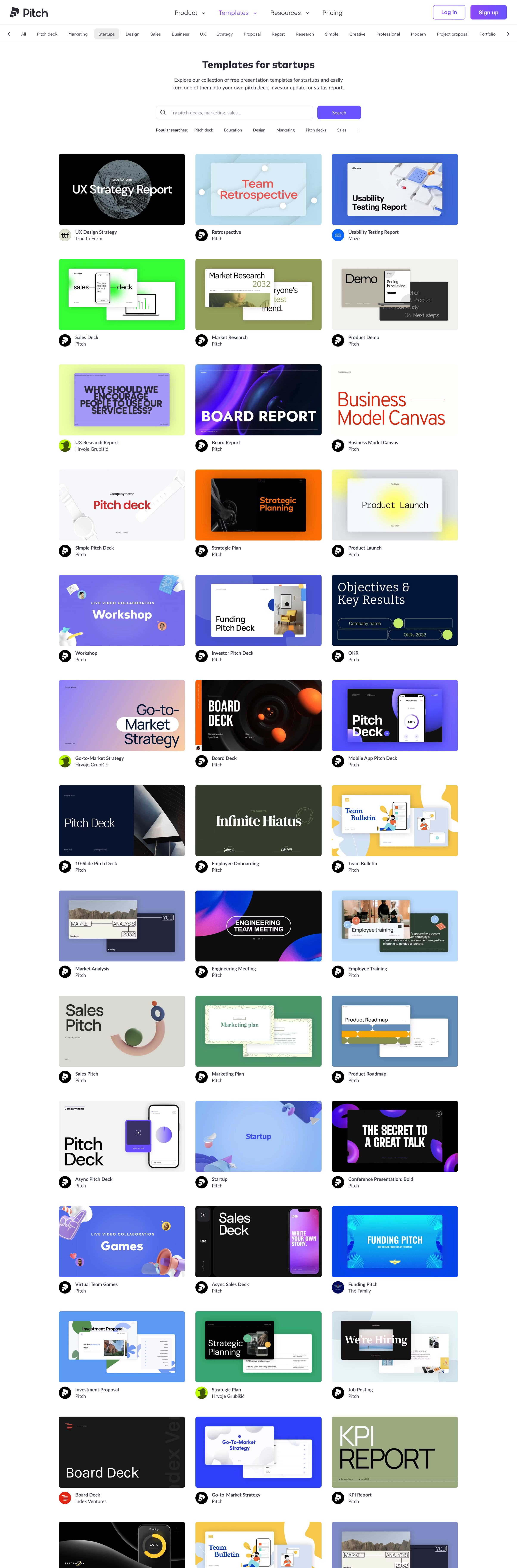 40+ free startup presentation templates | Pitch from Pitch