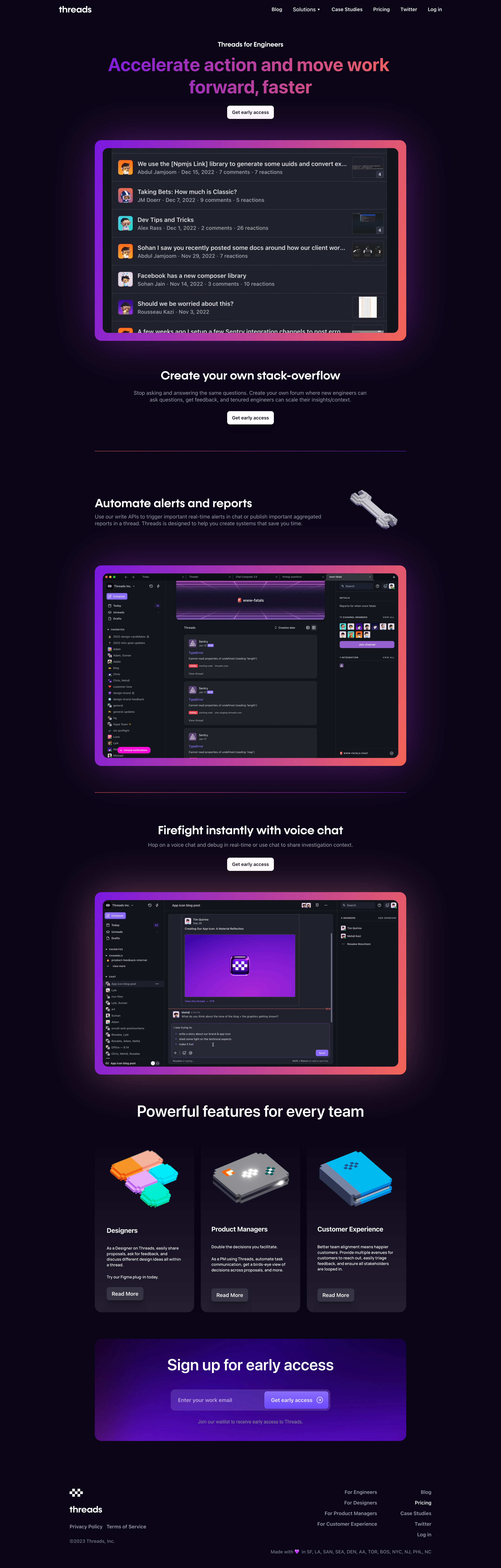 Threads - Threads for Engineers screen