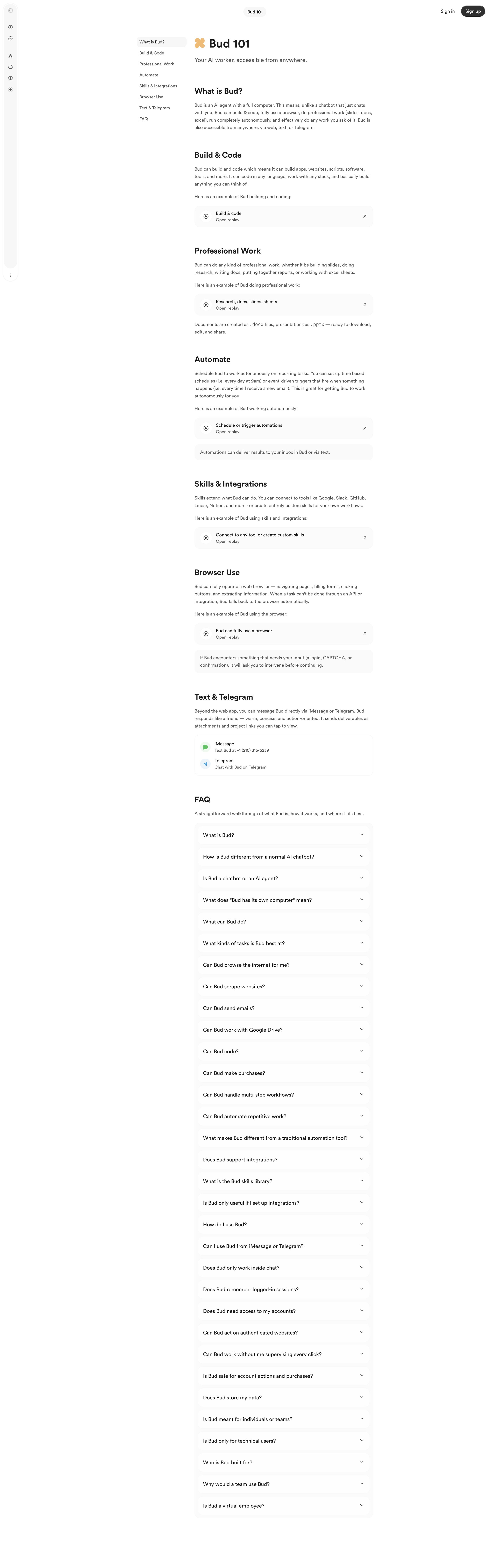 Bud - Bud 101 | Learn How Bud Works screen