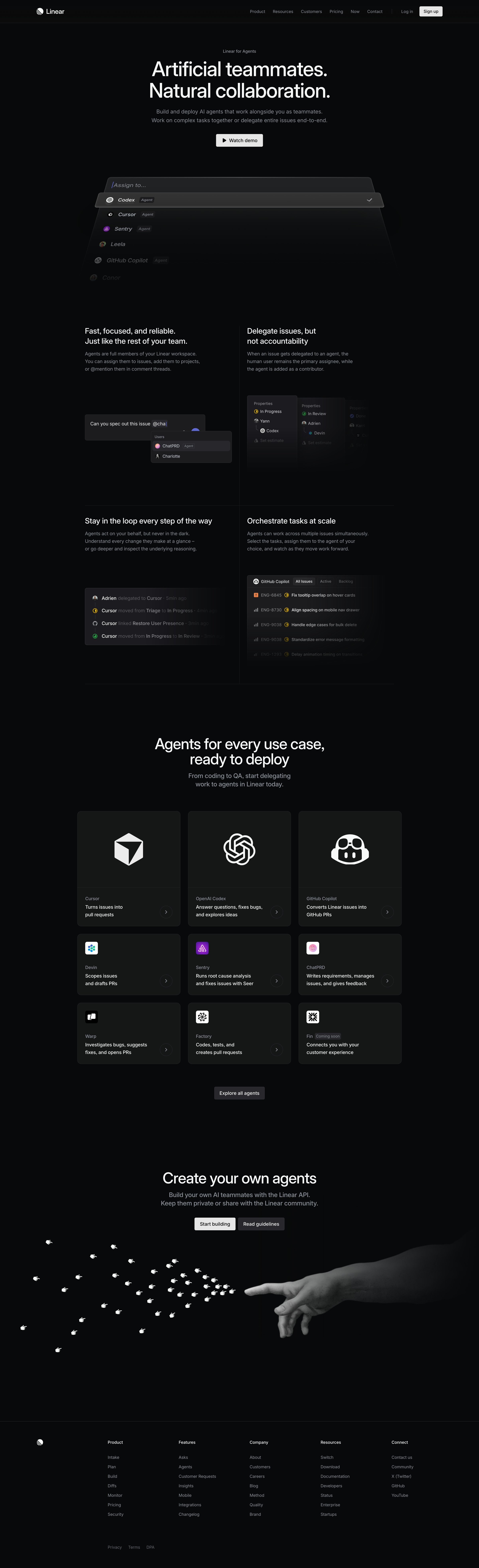Linear - Linear for Agents screen