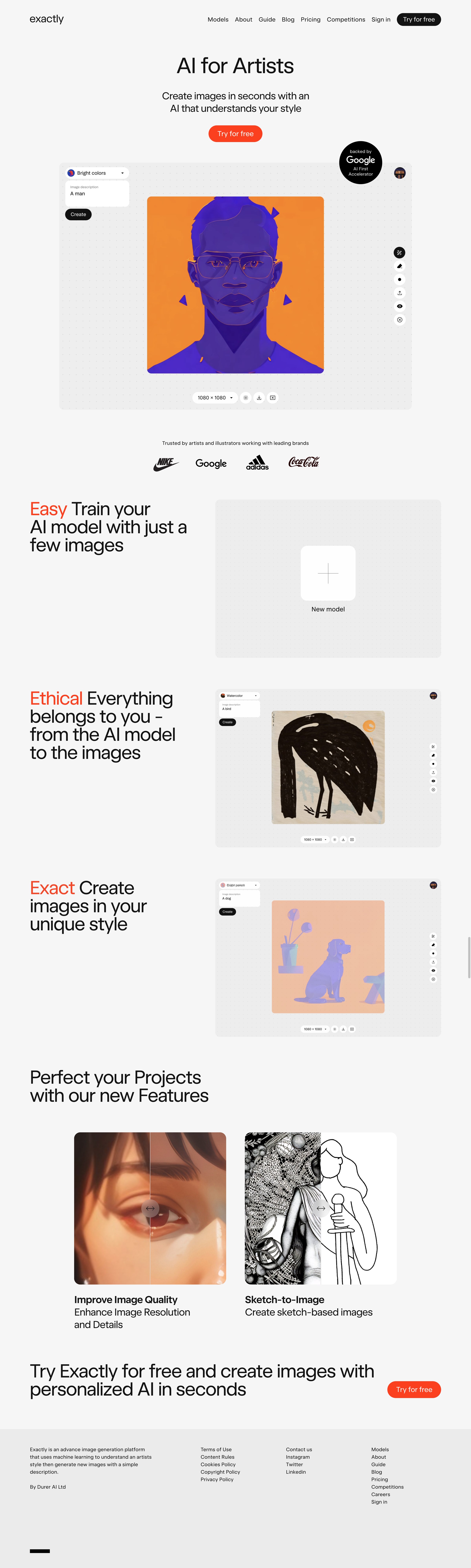 Exactly - Exactly.ai screen