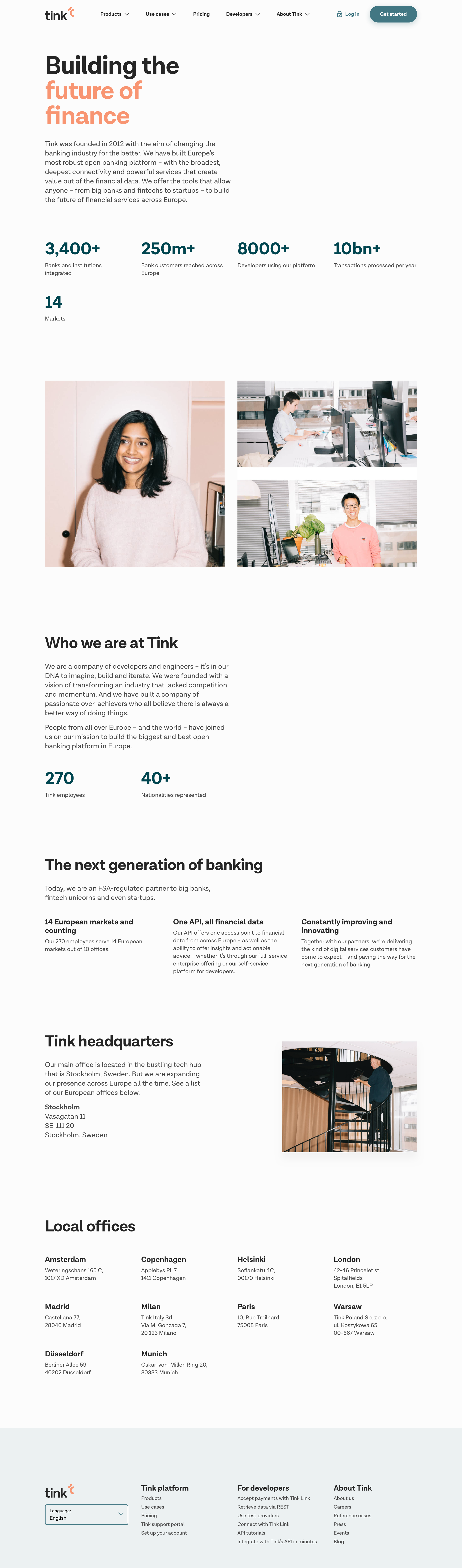 About / Mission from Tink