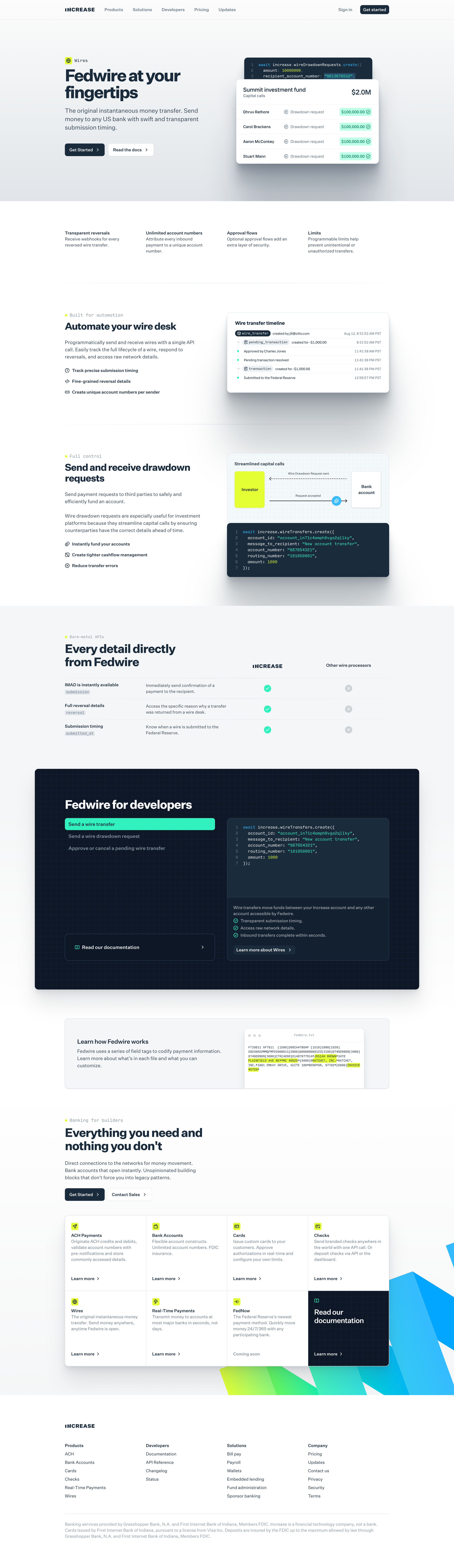 Increase - Wires — Increase screen