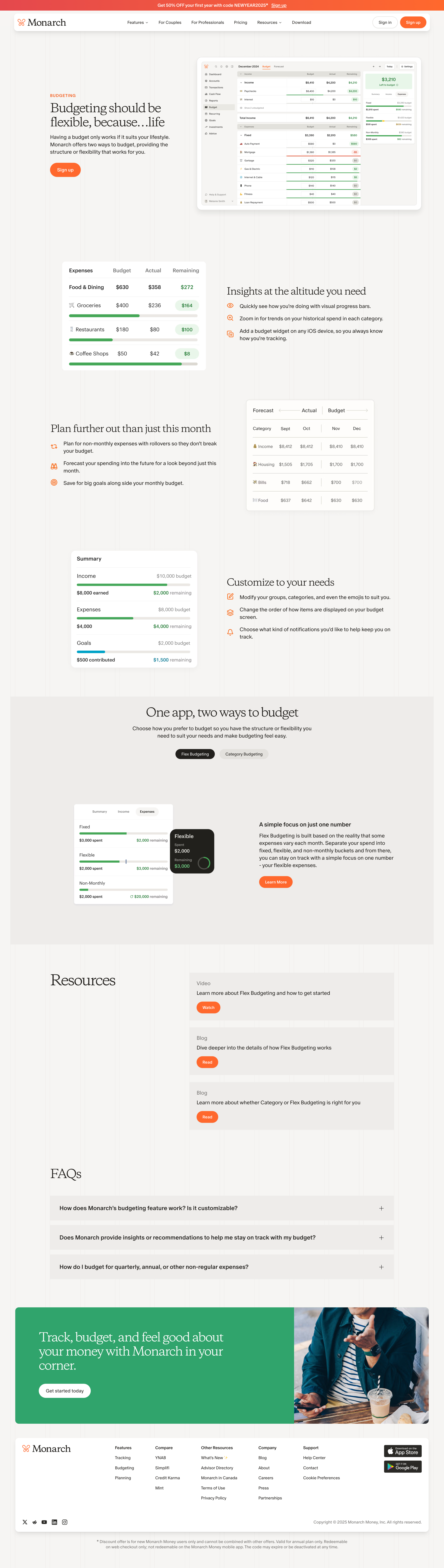 Monarch - Budgeting | Monarch Money screen