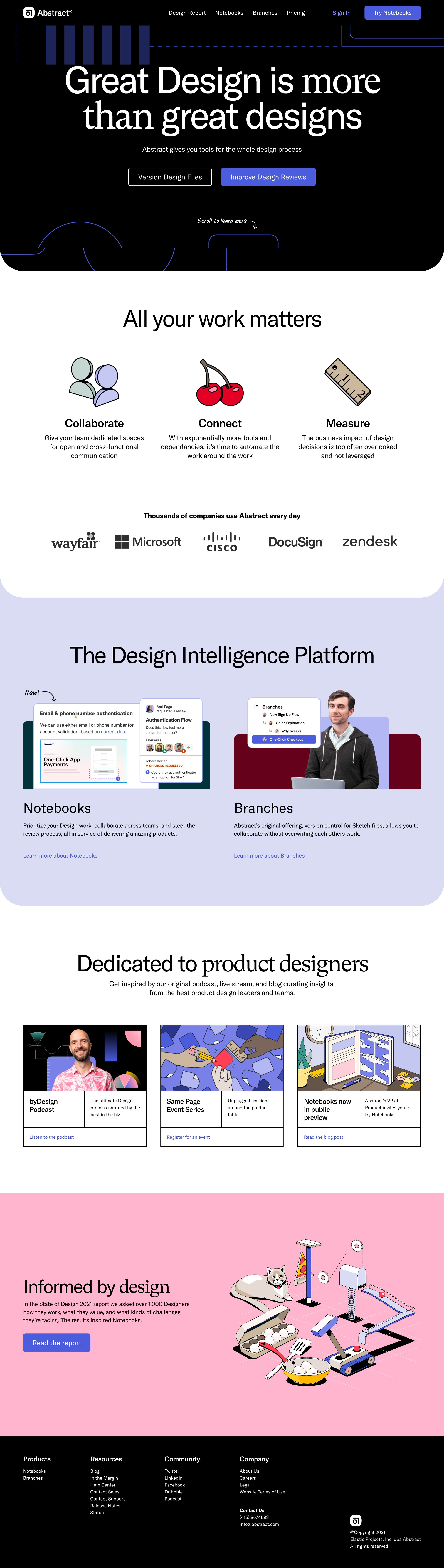 Abstract - Abstract Notebooks Bring transparency to your design process screen