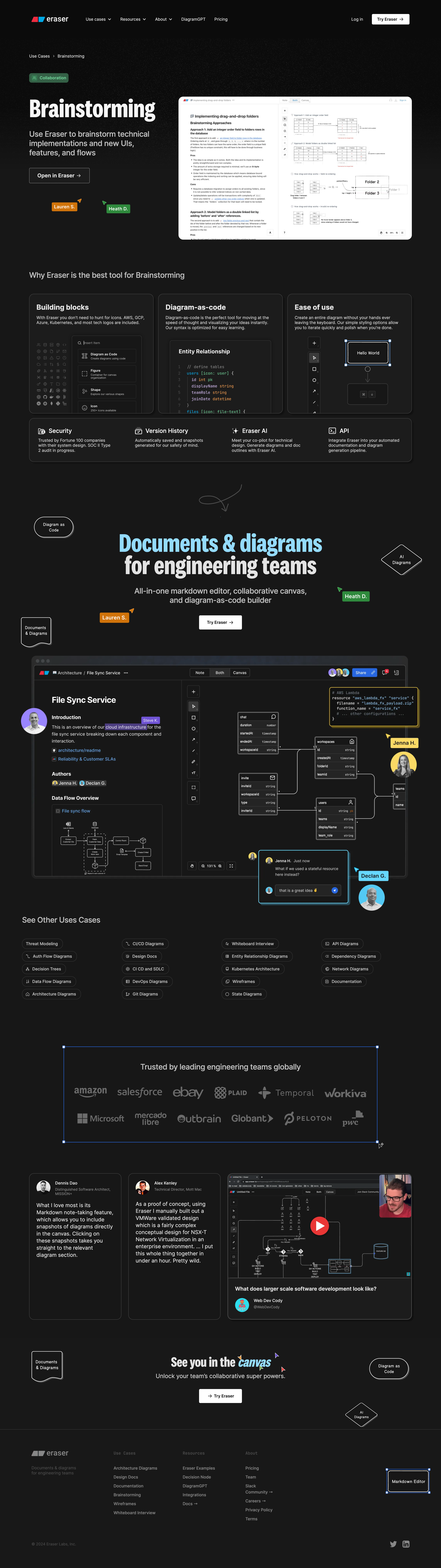 Eraser - Eraser Brainstorming screen