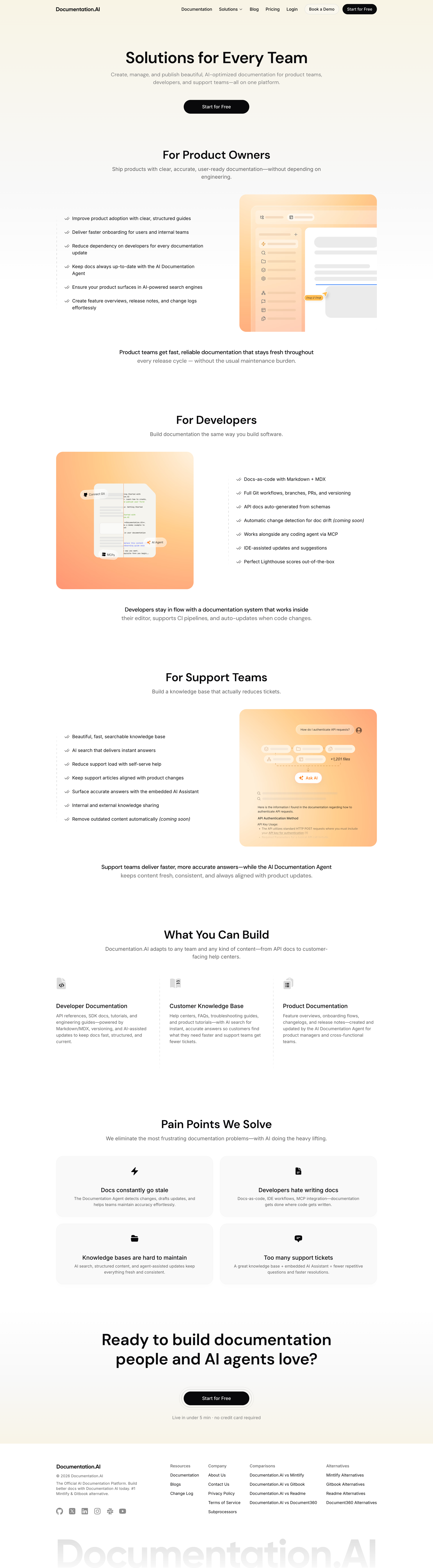 Documentation.AI - Documentation.AI Solutions screen