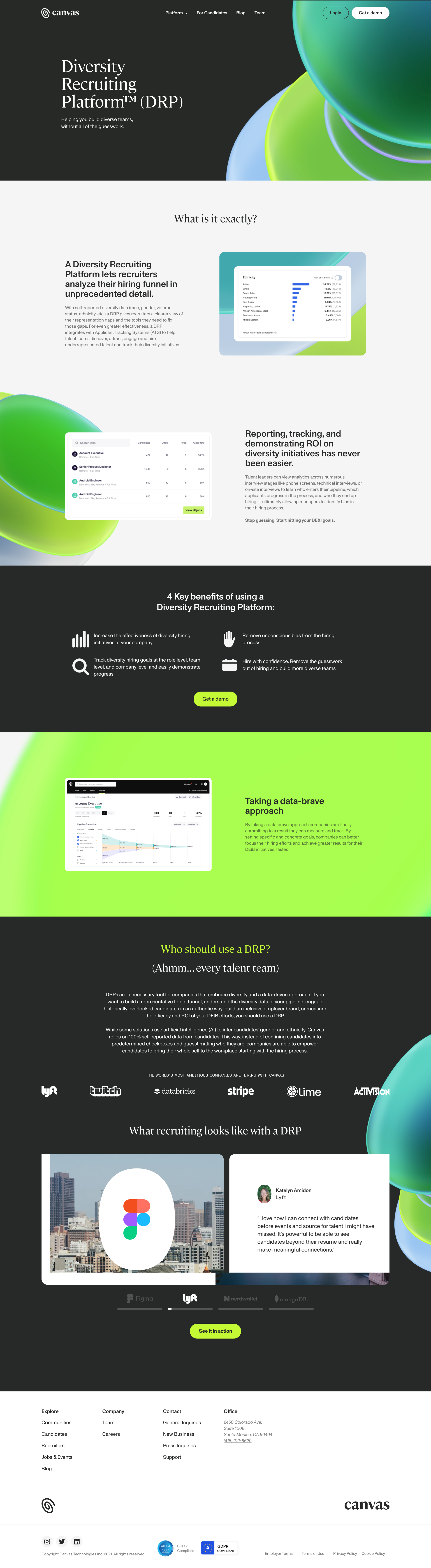 Untapped - Diversity Recruiting Platform screen