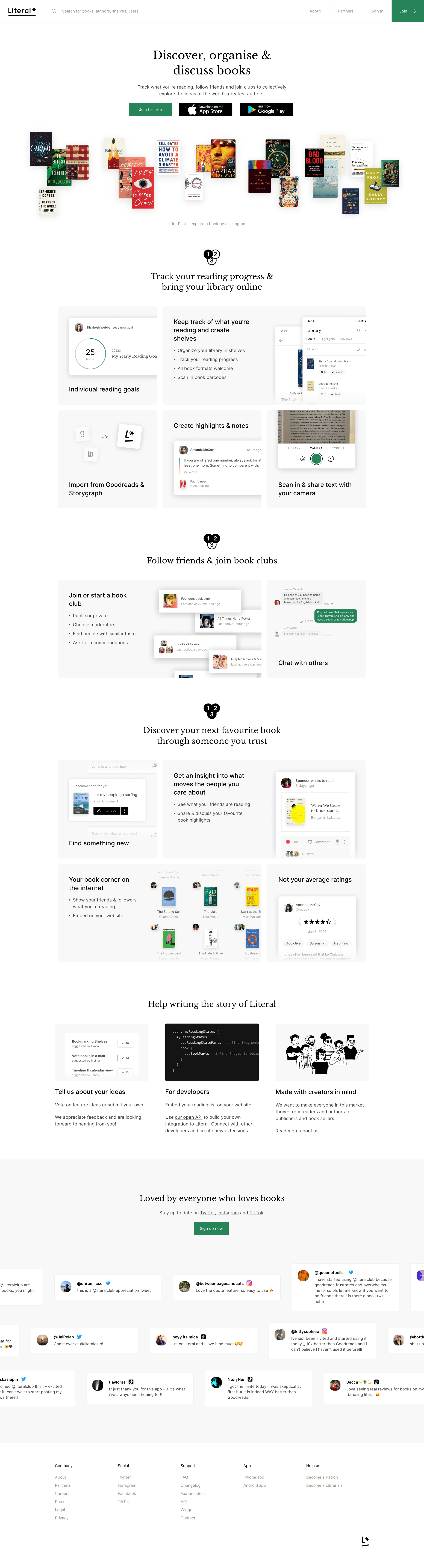 Literal - Literal.club | Track your reading and discover new books screen