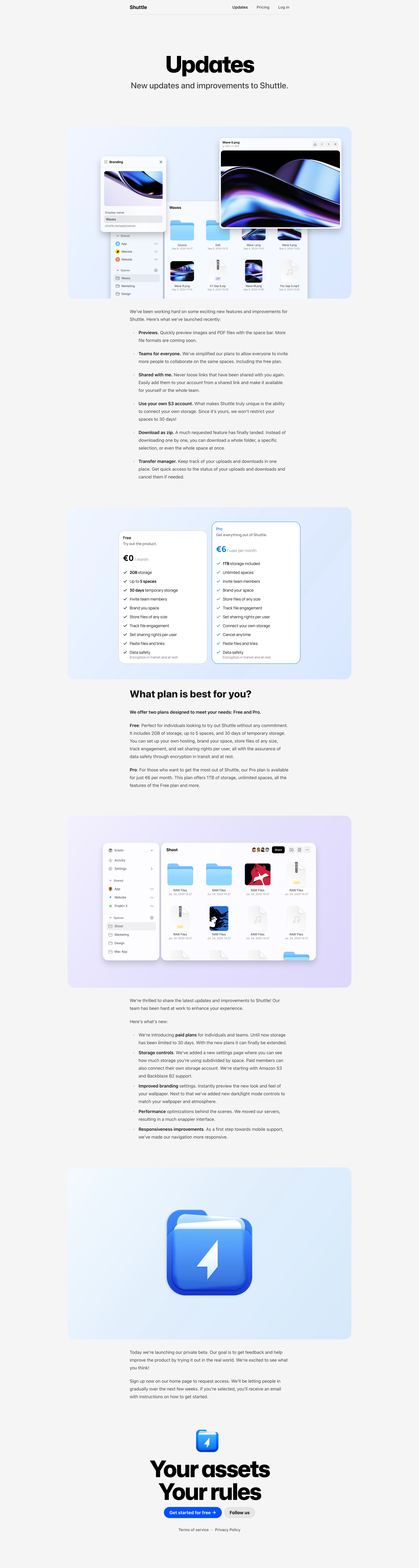 Shuttle - Shuttle – Your files. Your rules. screen