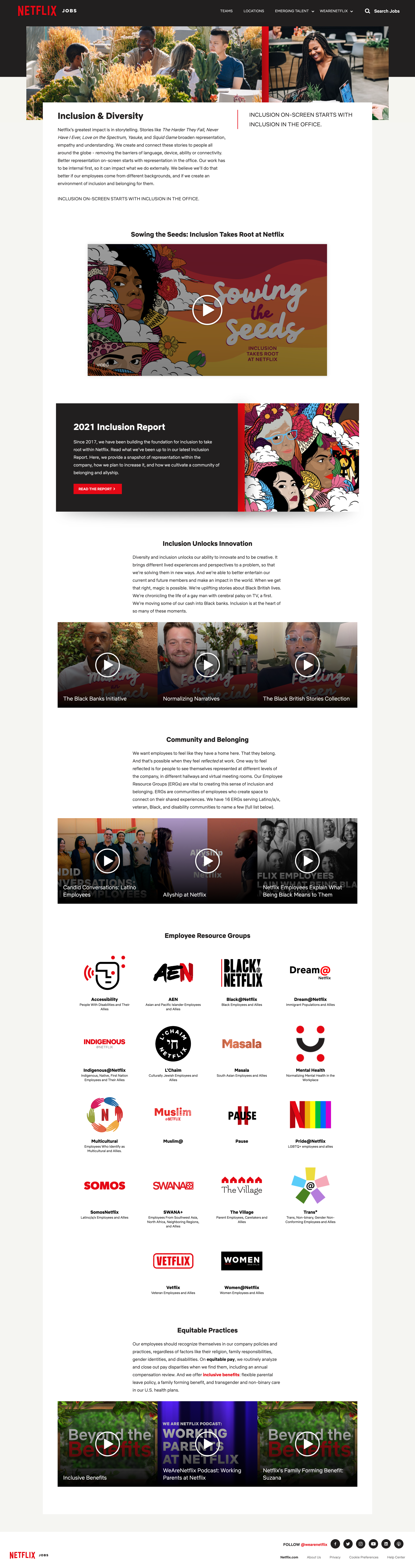 Netflix - Netflix Jobs screen