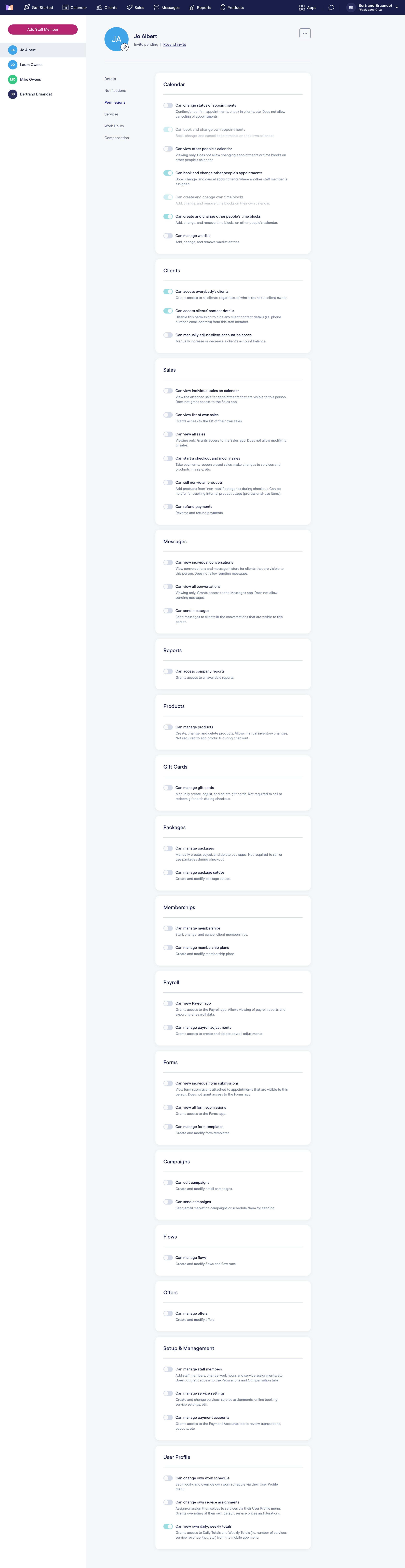 Mangomint - Mangomint App screen
