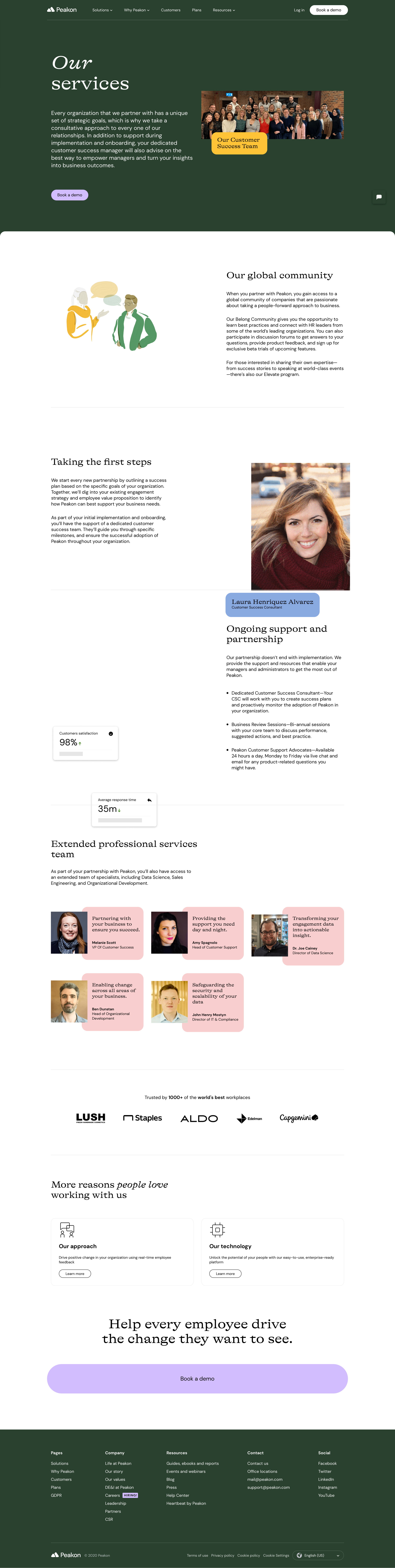 Peakon - Our services - Peakon screen