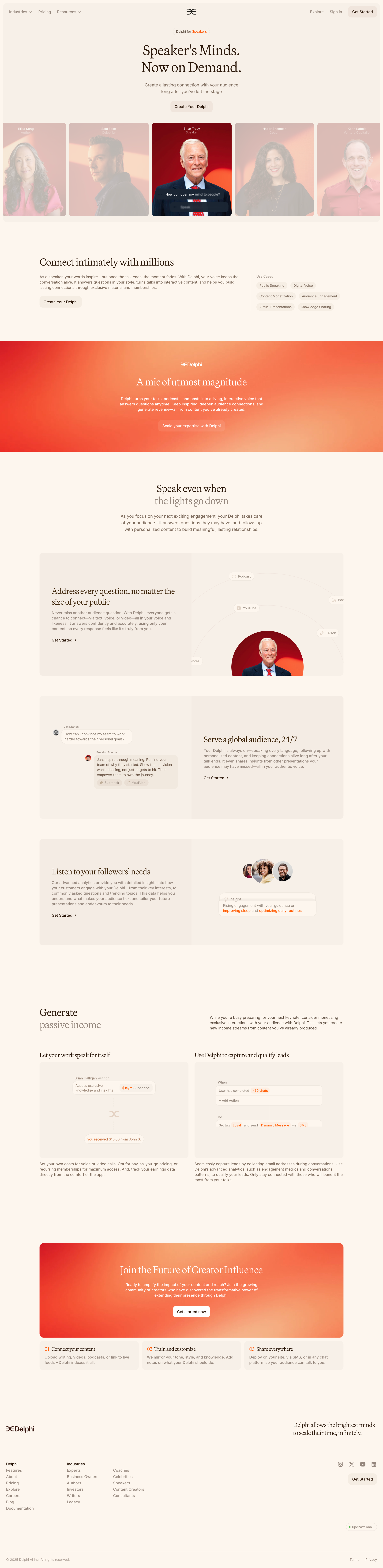 Delphi - Delphi for Speakers | Keep the Conversation Going screen