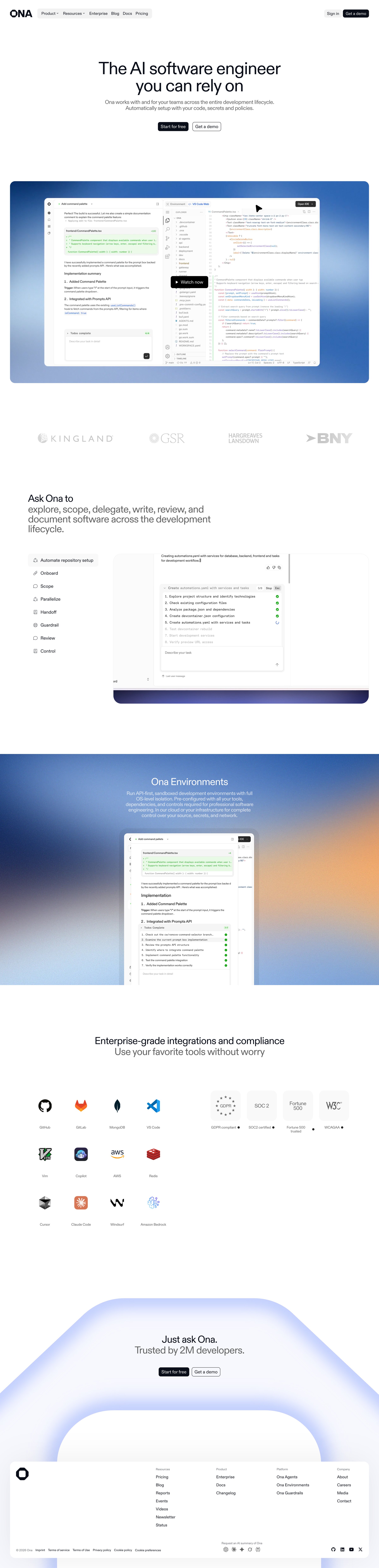 Ona - Ona AI software engineers screen