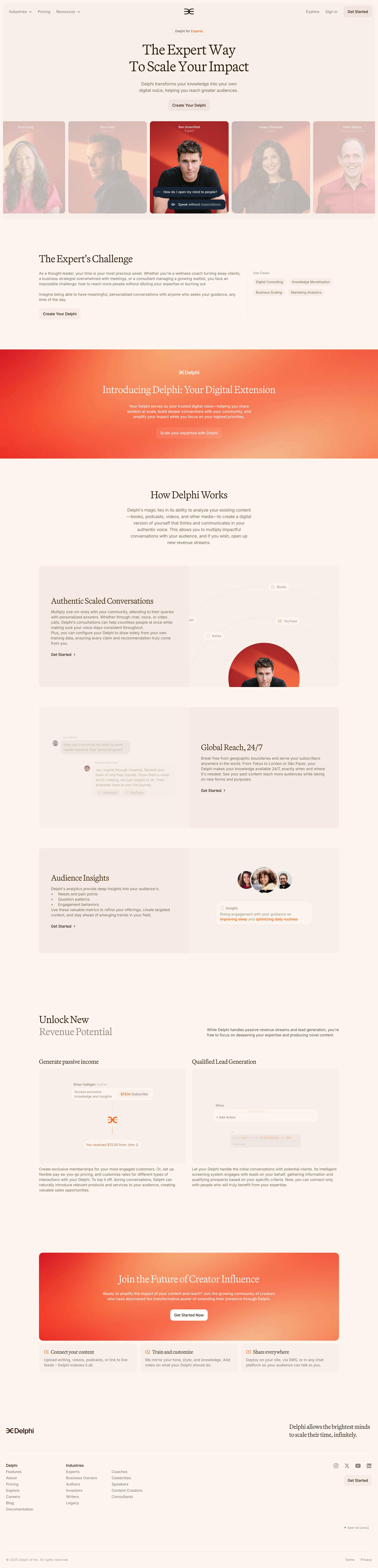 Delphi - Delphi for Experts | Share What You Know, at Scale screen