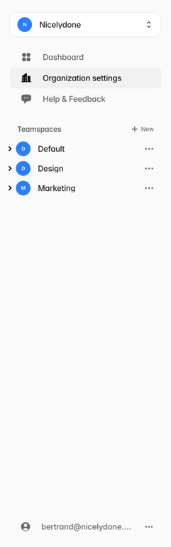 Tabular — Vertical navigation component