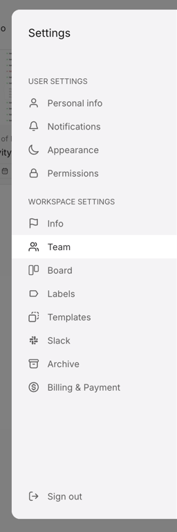 Workflow — Vertical navigation component