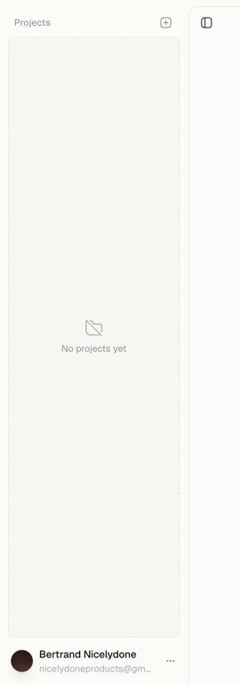 Poolside — Vertical navigation component