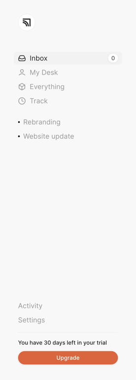 Marathon — Vertical navigation component