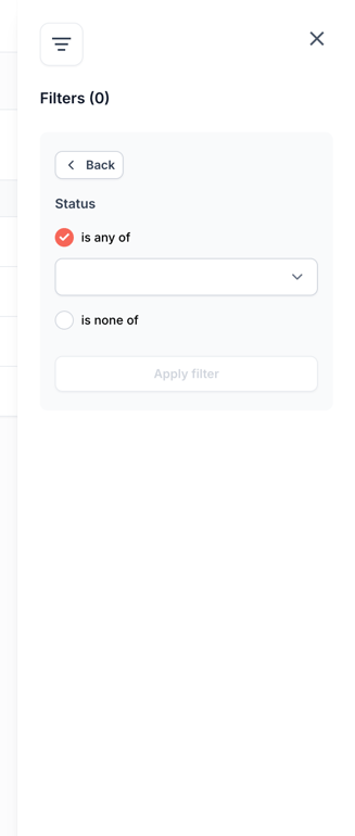 Macaw — Sorting & filtering component
