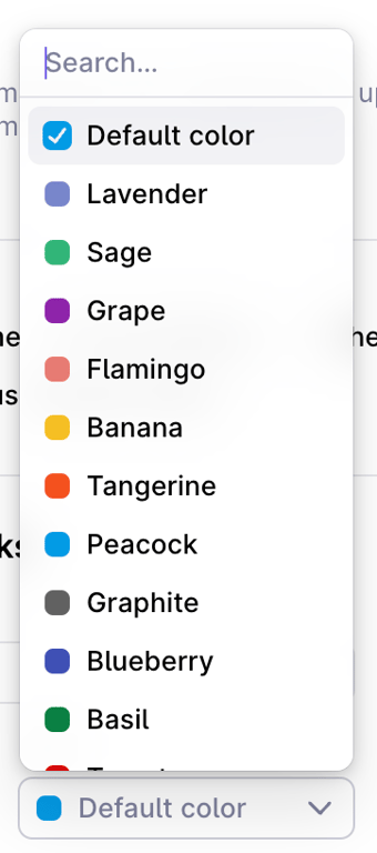 Rise — Color picker component