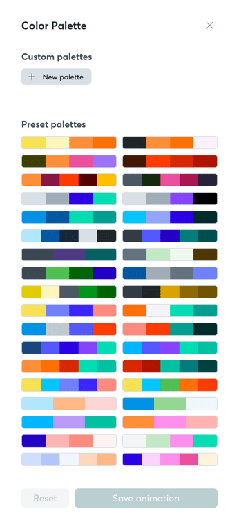 Lottie — Color picker component