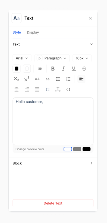 Bird — Toolbox component
