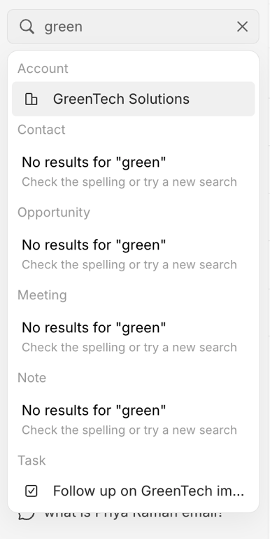 Lightfield — Input search component