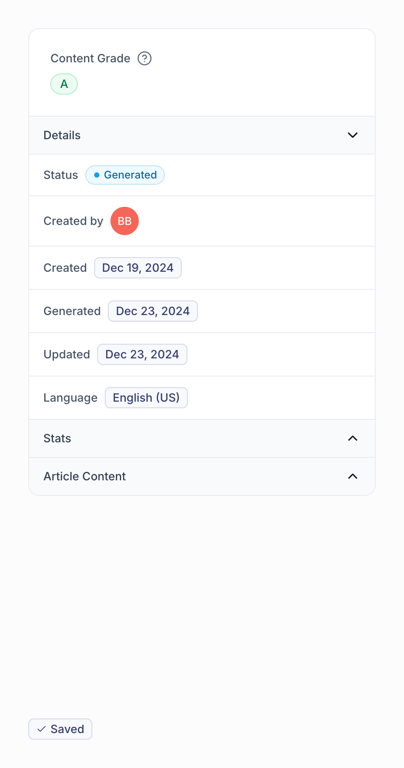 Macaw — Vertical navigation component